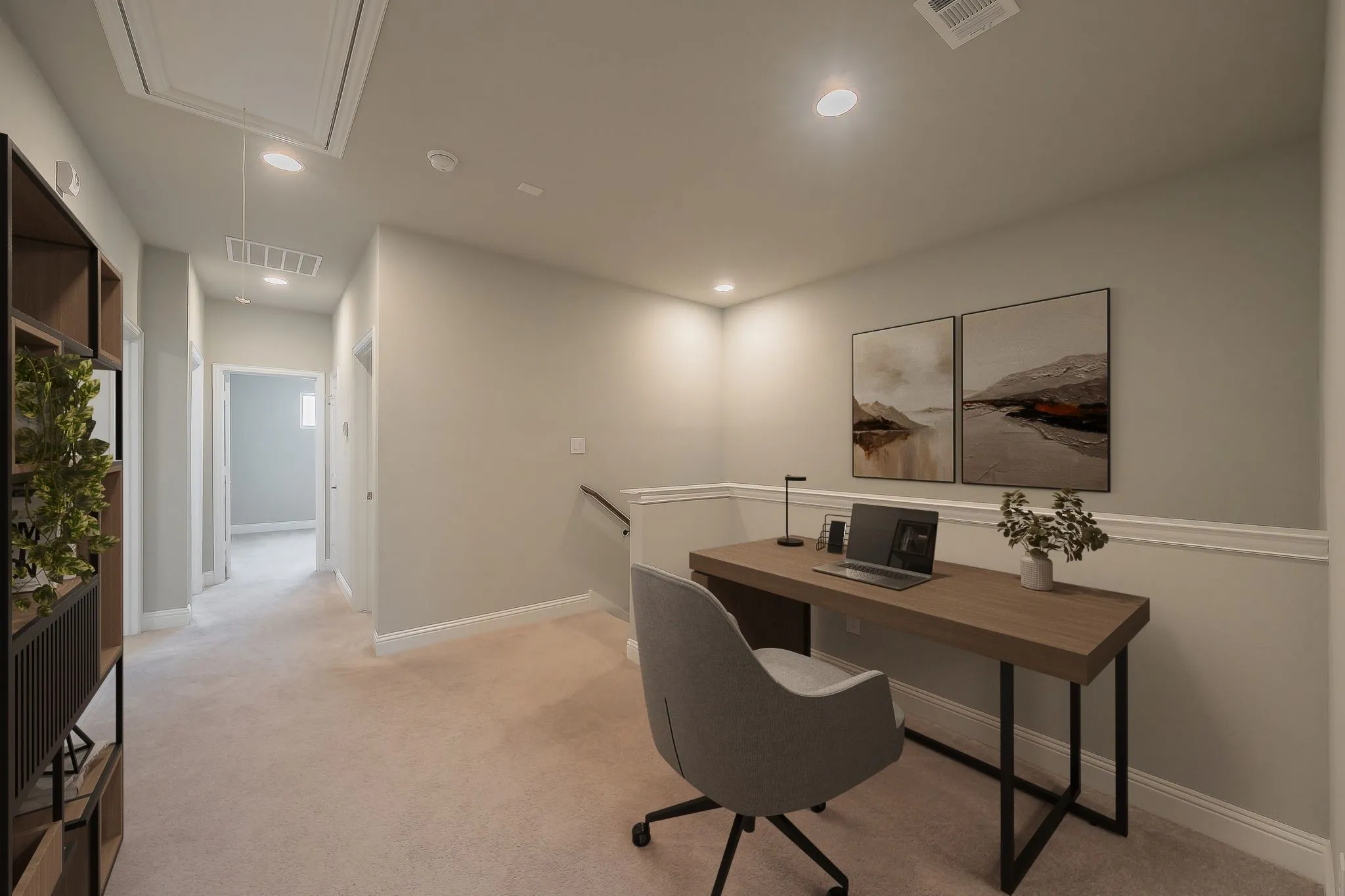 Upstairs flex space