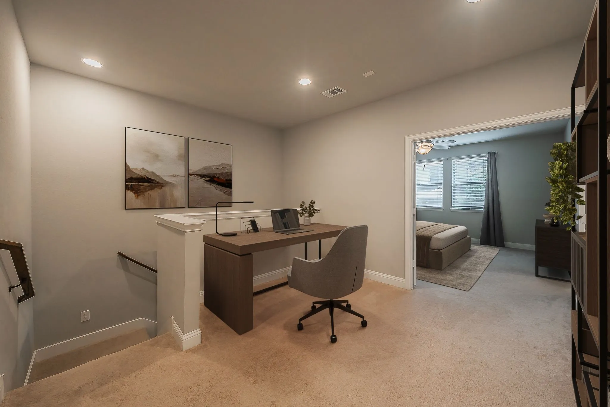 Upstairs flex space