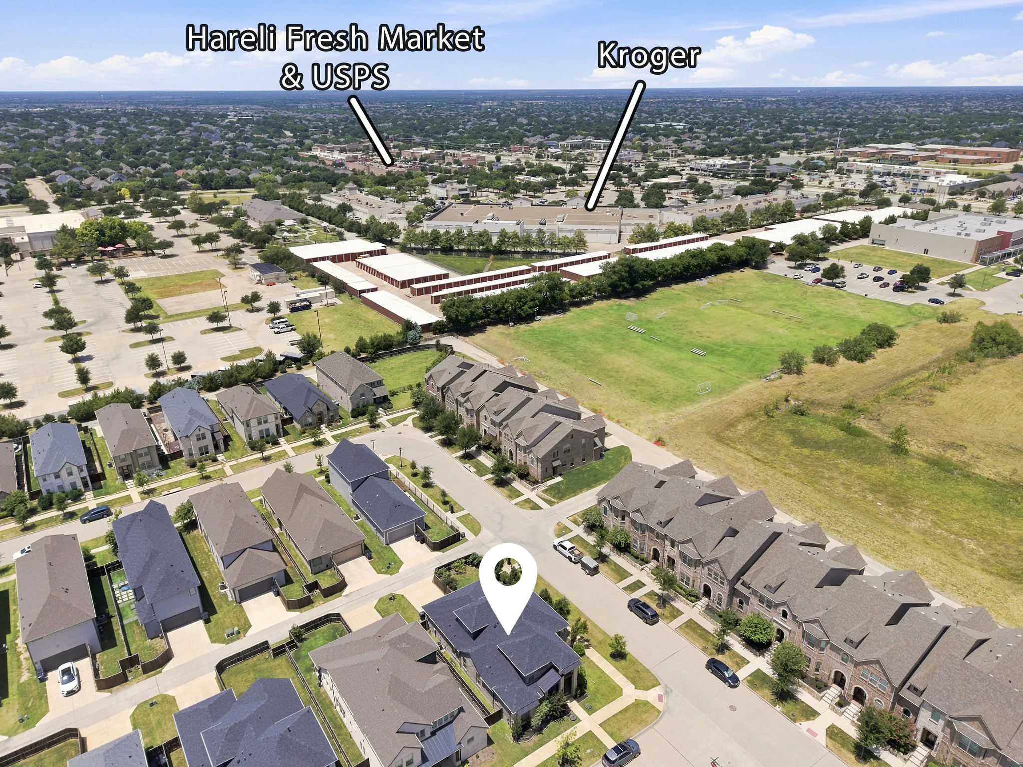 Walking distance to shopping center