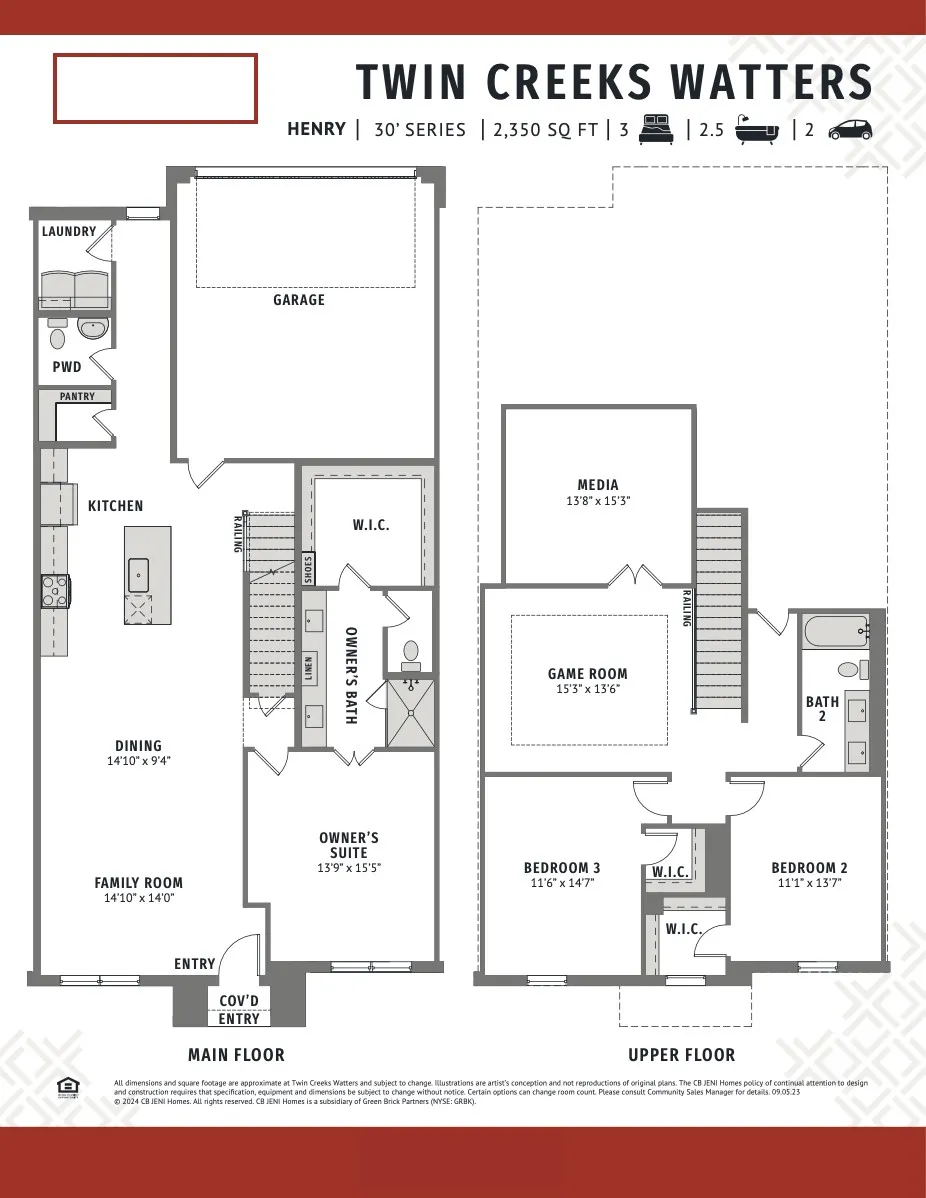 Offering an open and flowing floor plan, main floor owner's suite and fantastic entertaining space, our new Henry plan is a dream come true!