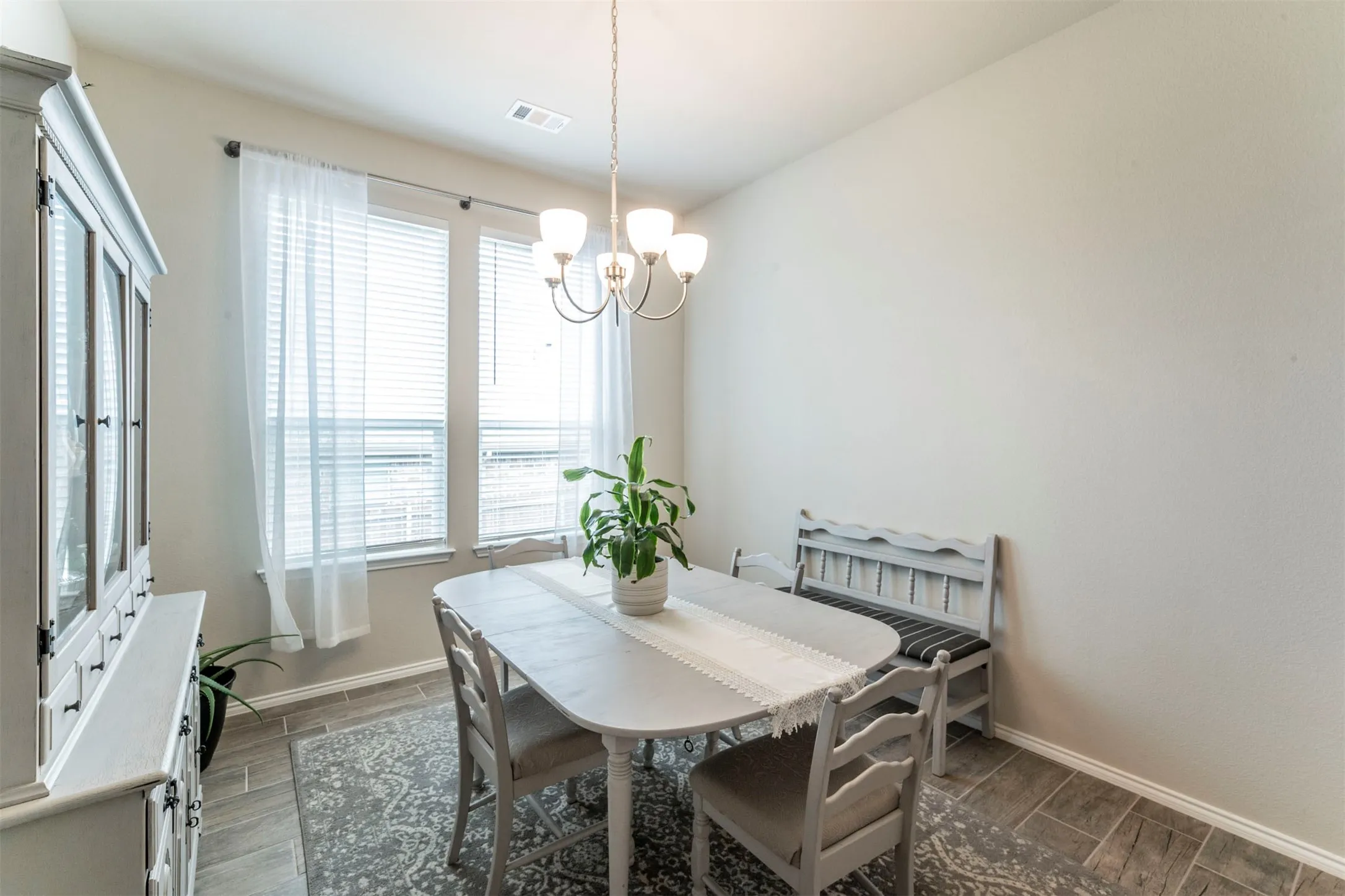 formal dining area