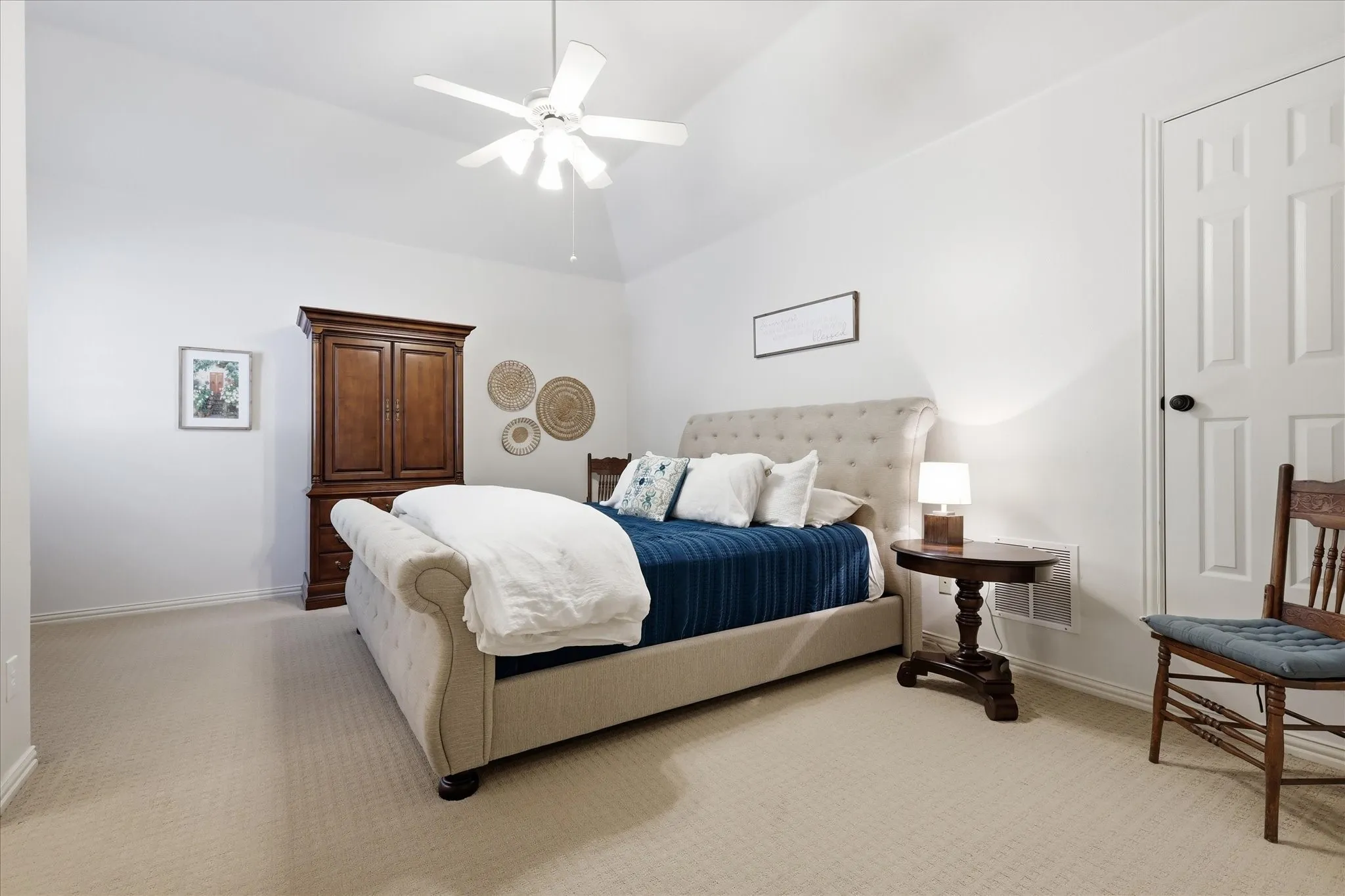 All secondary bedrooms are spacious & bright with high ceilings & large closets.