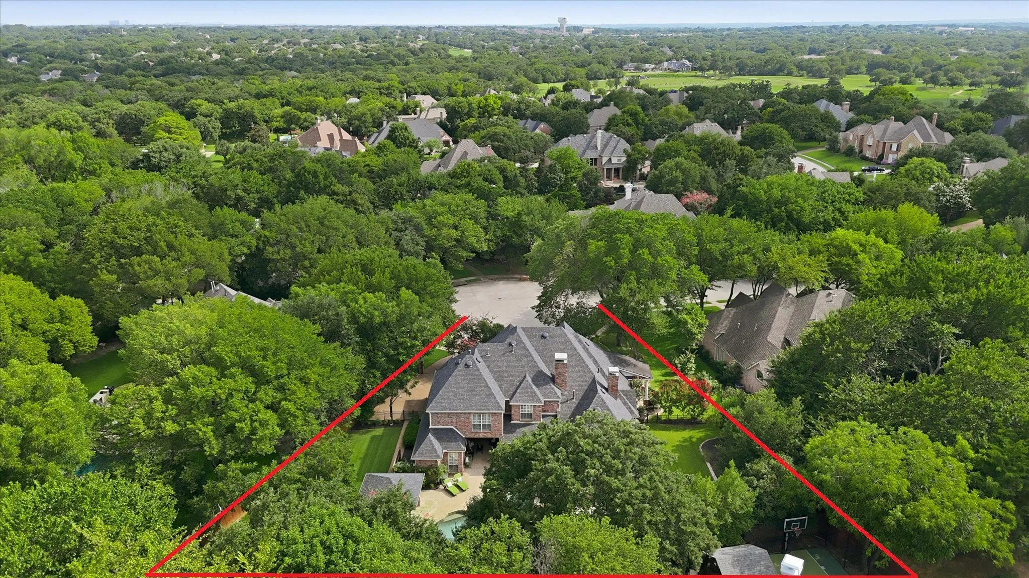 Mature trees, peace, quiet & privacy. CDS half acre lot with enormous yard.