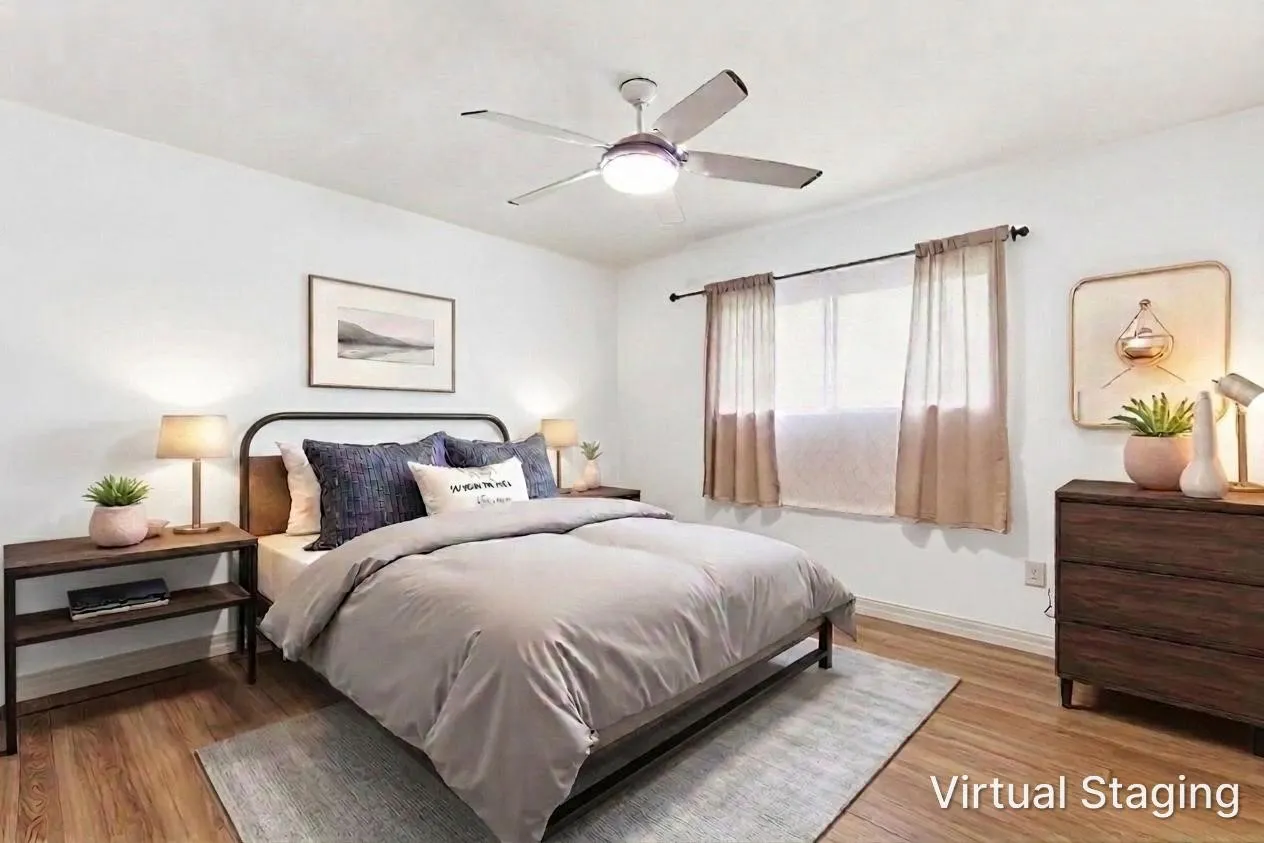 Bedroom with Virtual staging