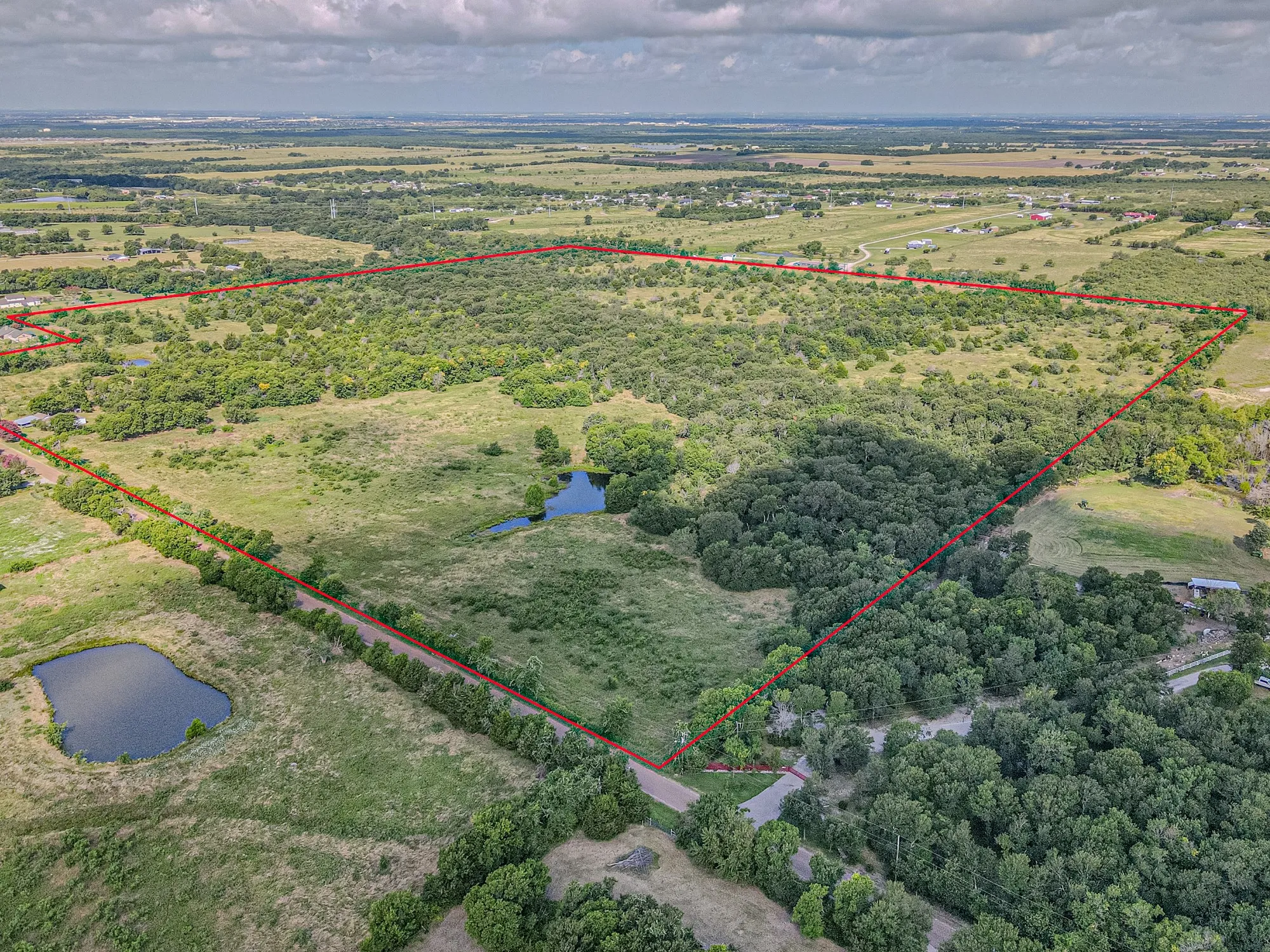 Red outline is all 84 acres