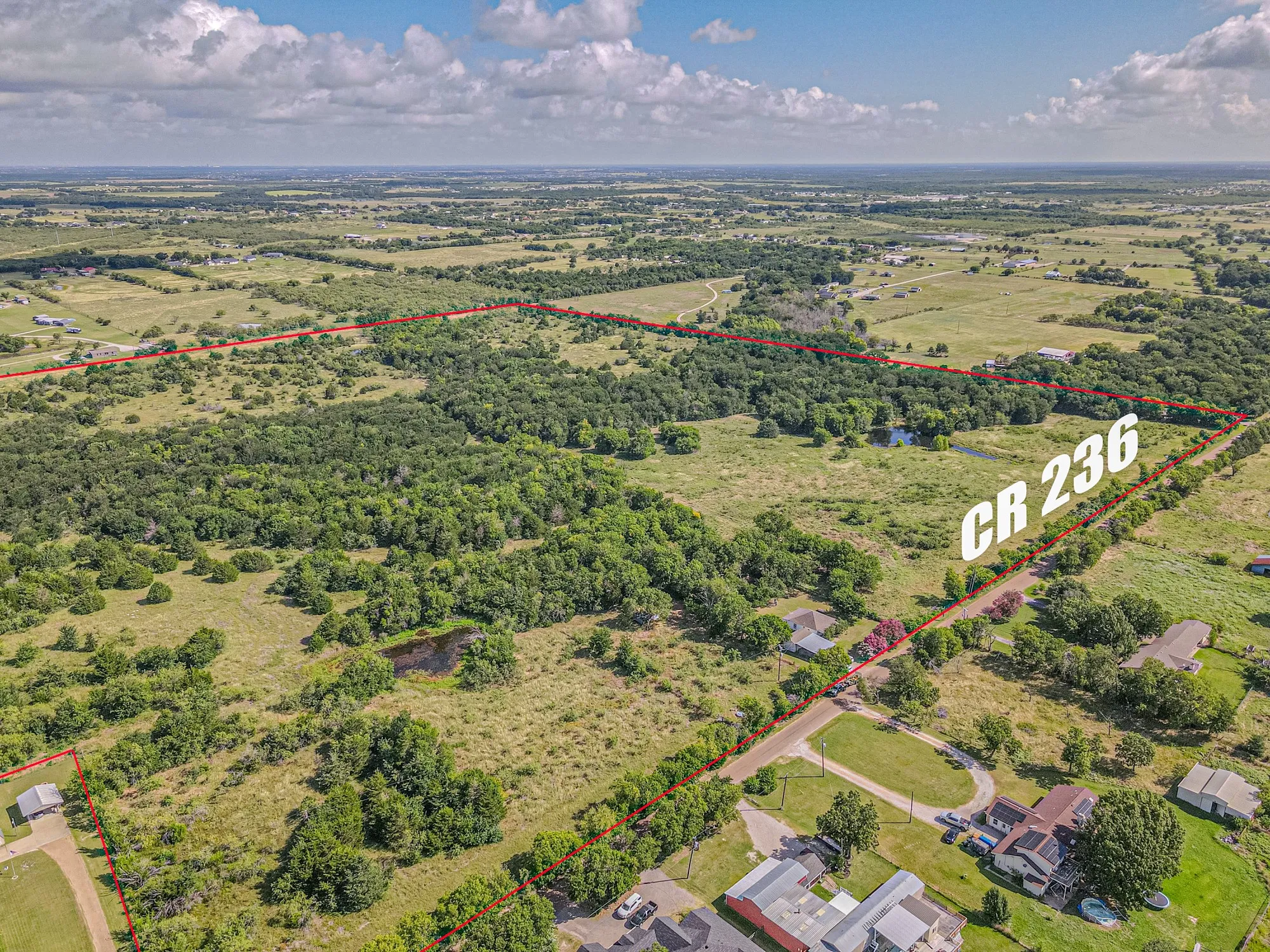 red outline is all 84 acres