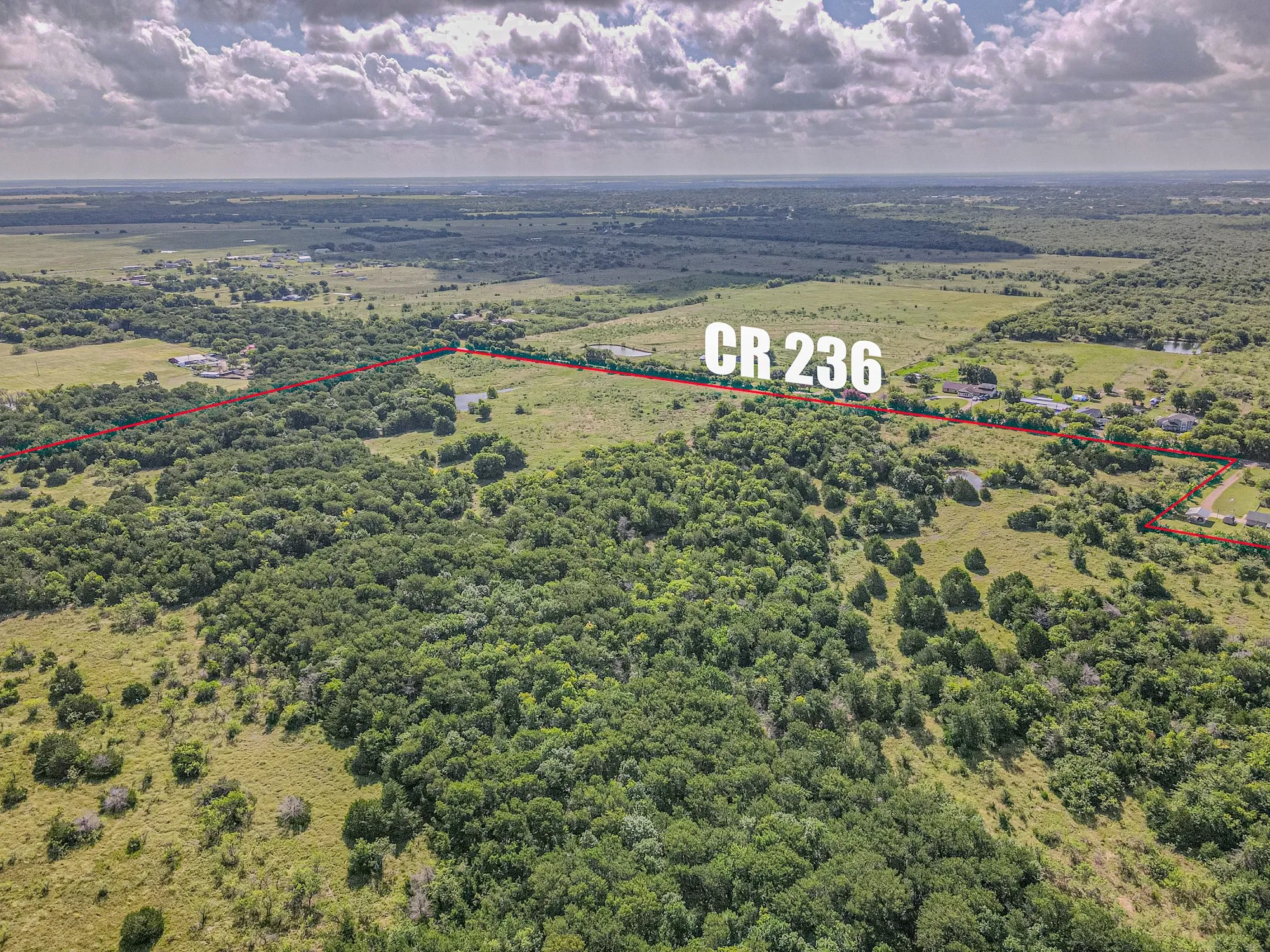 red outline is all 84 acres