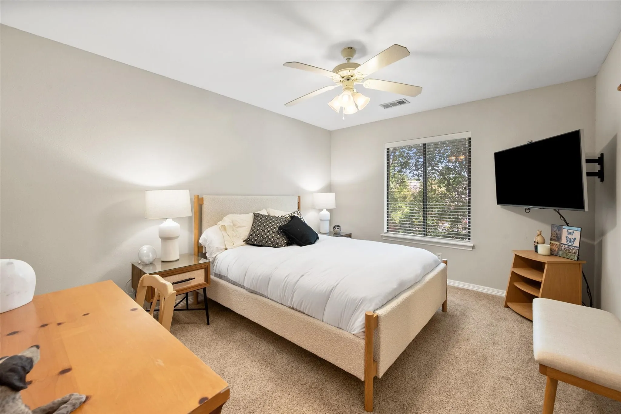 Upstairs bedroom- great for guests