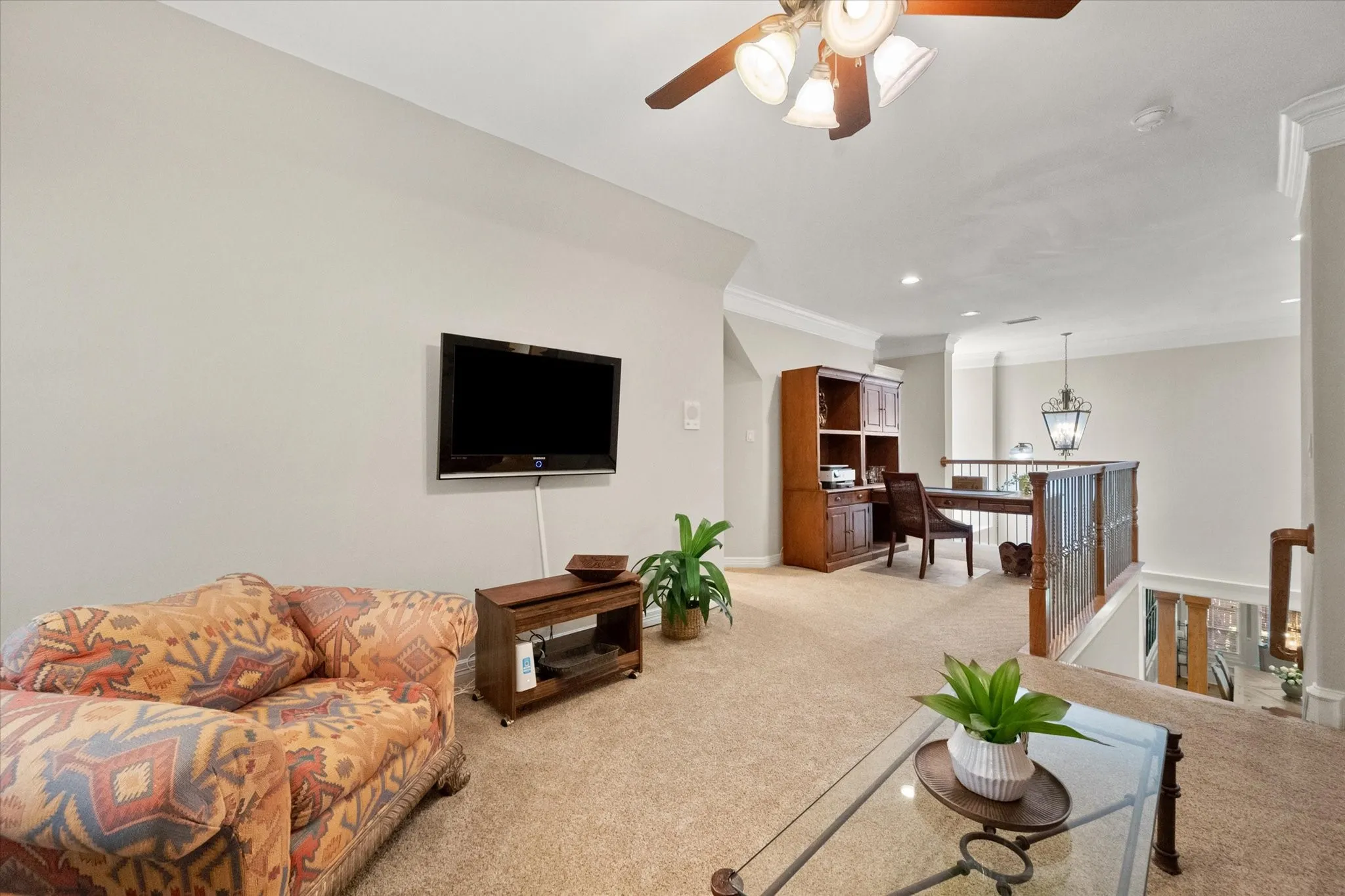 Living area upstairs