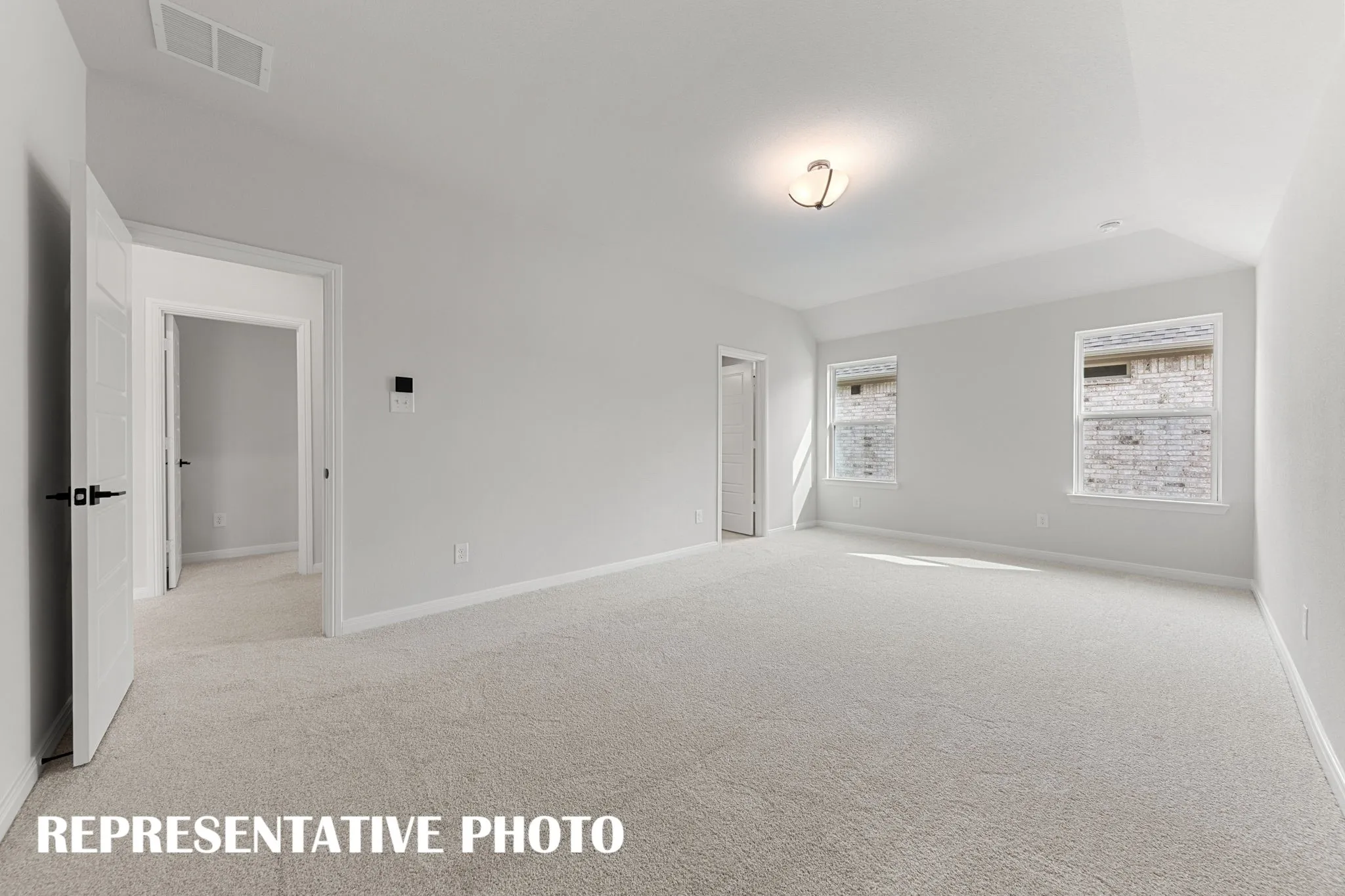 One of several nicely sized secondary bedrooms in our wonderful 4205 plan.  REPRESENTATIVE PHOTO