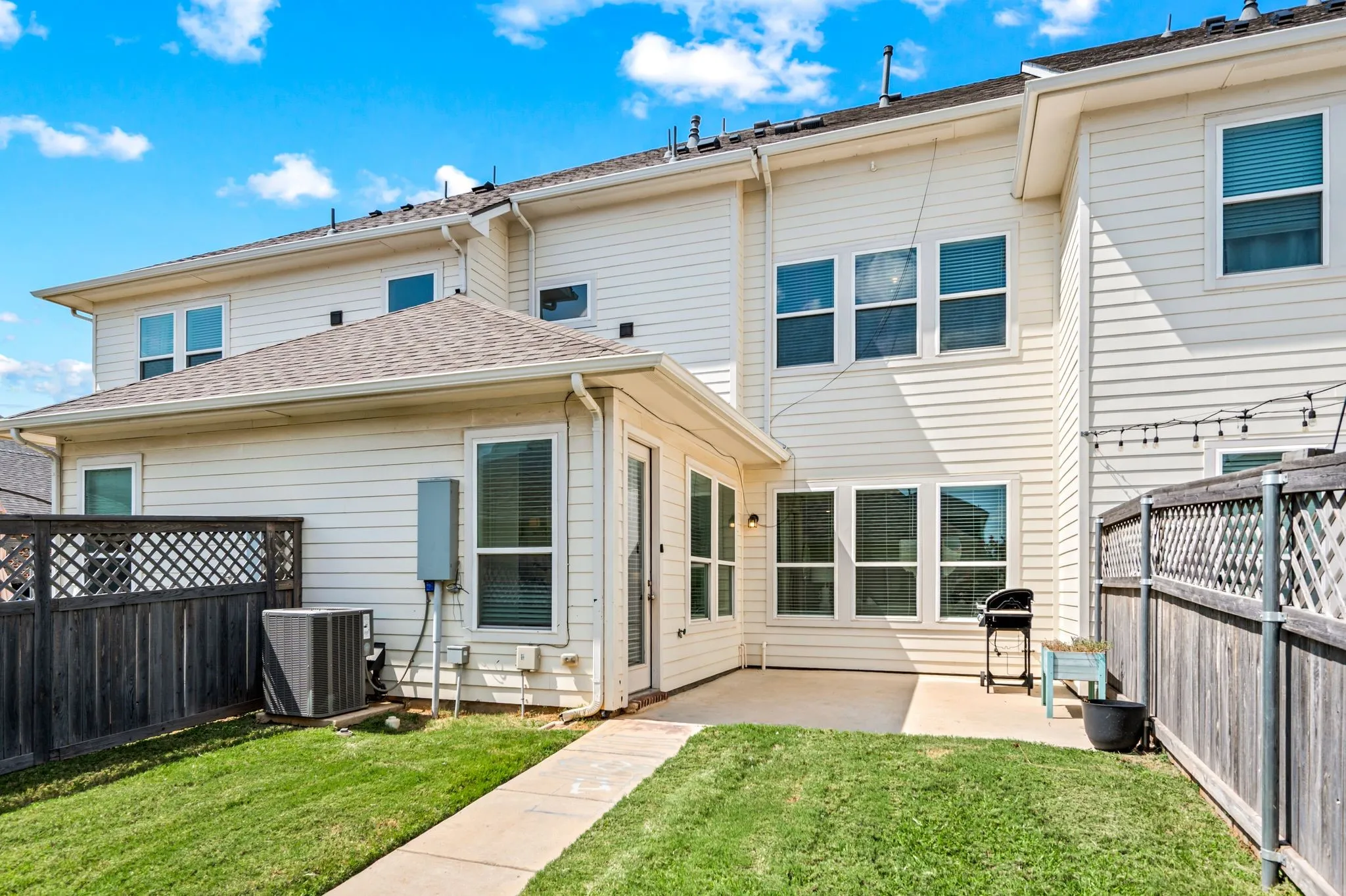 this is one of the few townhomes with yard