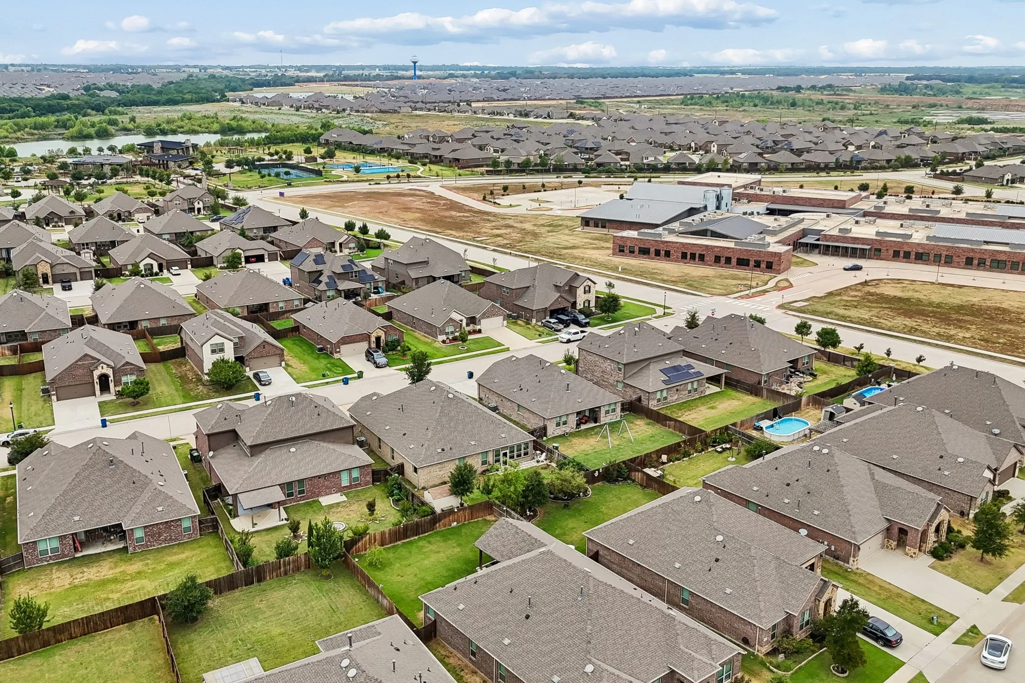 located within walking distance of on site elementary school & amenities center