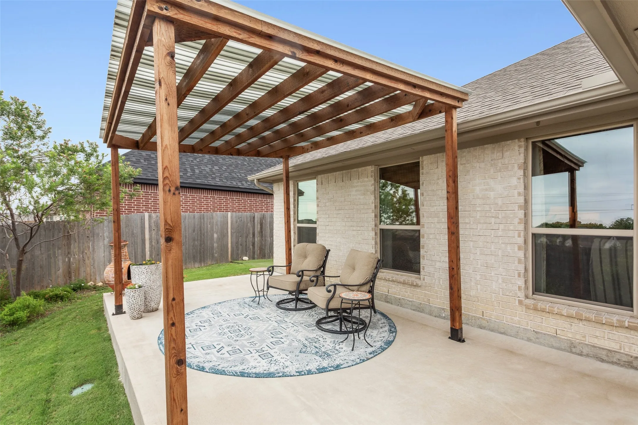 12 x 24 Patio Extension With Pergola