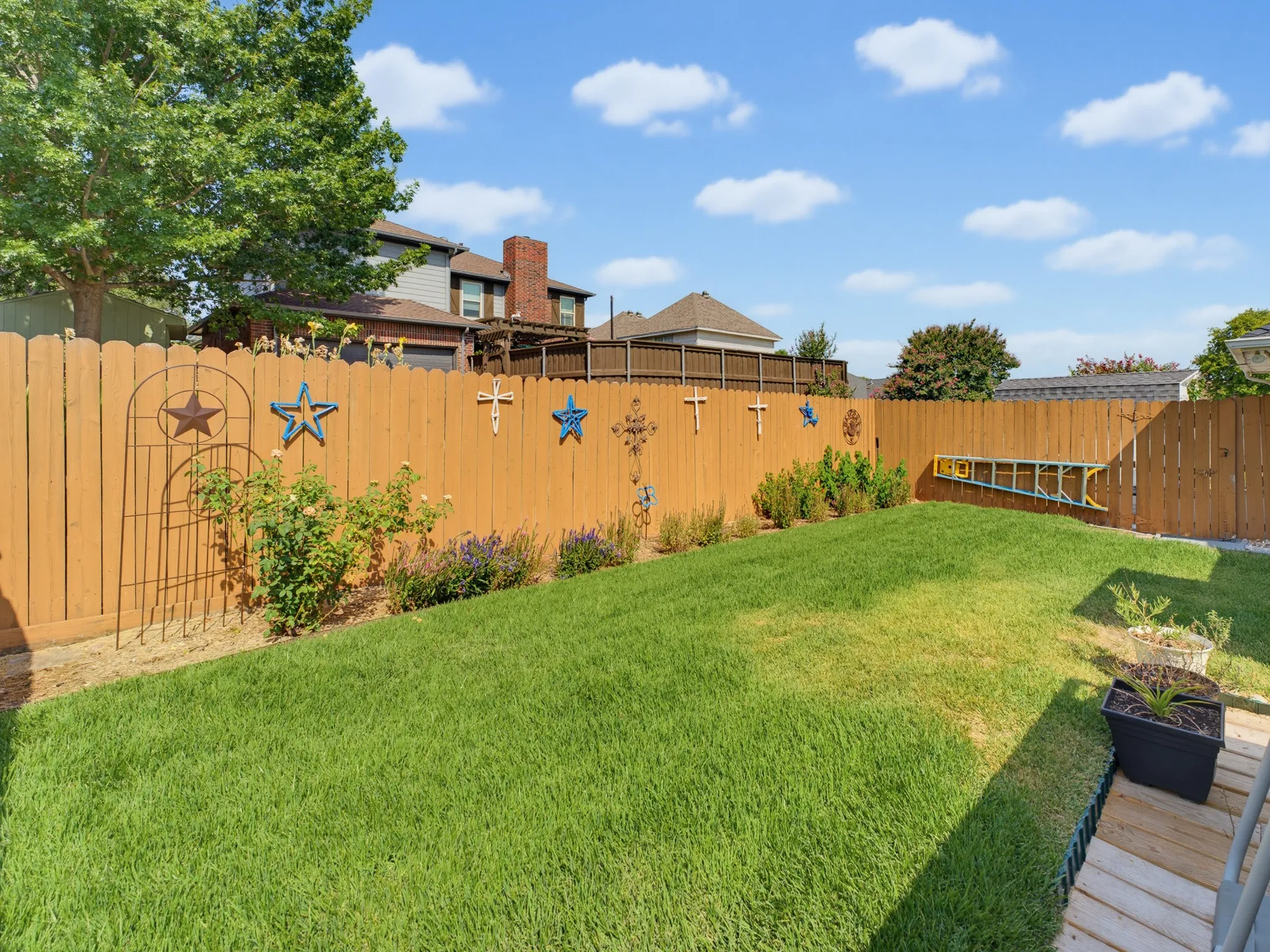 Fenced Back Yard