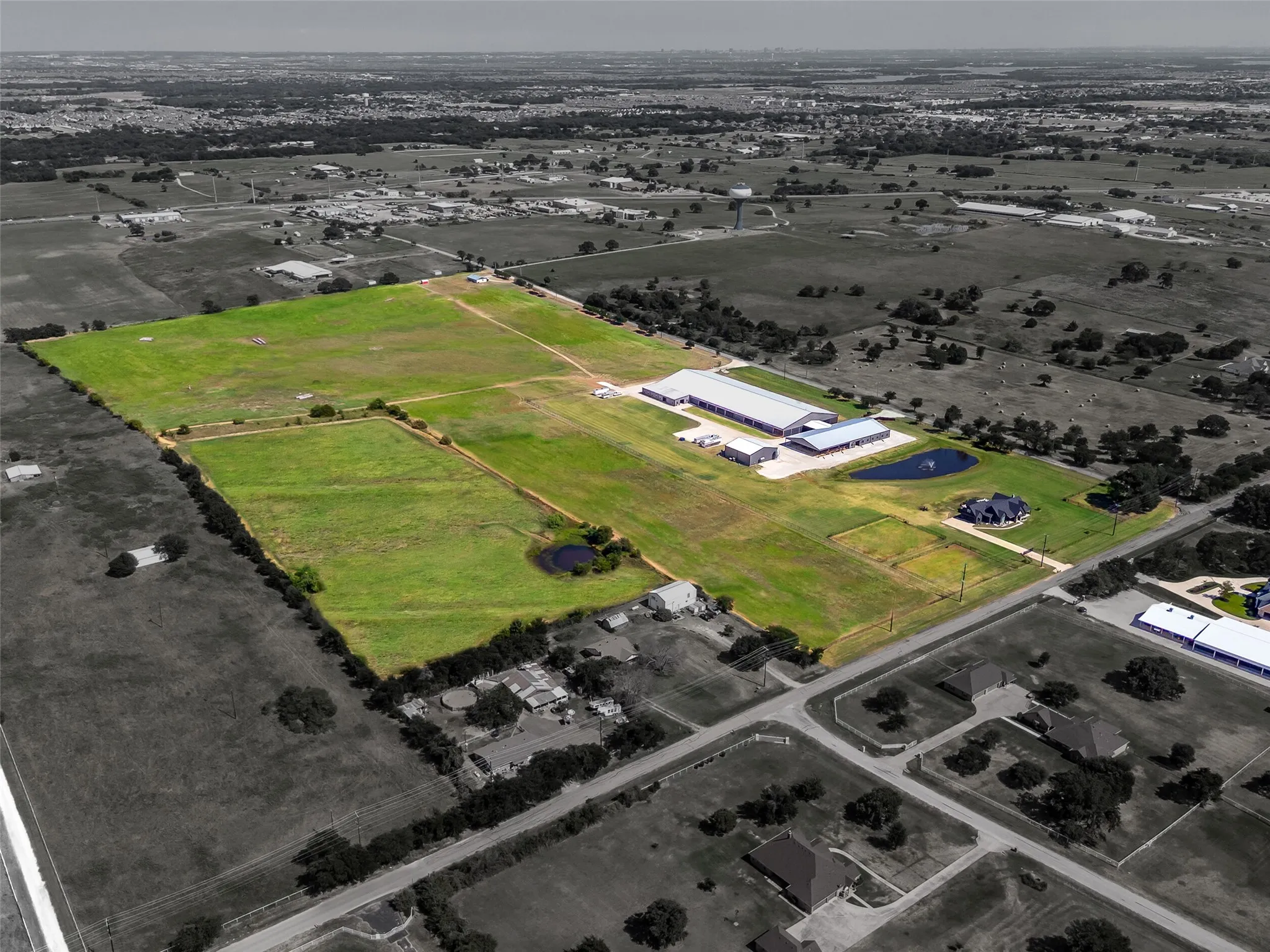 FULL PROPERTY AERIAL...Property Outlines Are Approximate