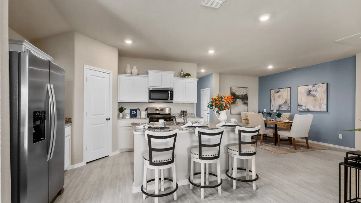 Kitchen- All Home and community information, including pricing, included features, terms, availability and amenities, are subject to change at any time without notice or obligation. All Drawings, pictures, photographs, video, square footages, floor plans, elevations, features, colors and sizes are approximate for illustration purposes only and will vary from the homes as built.