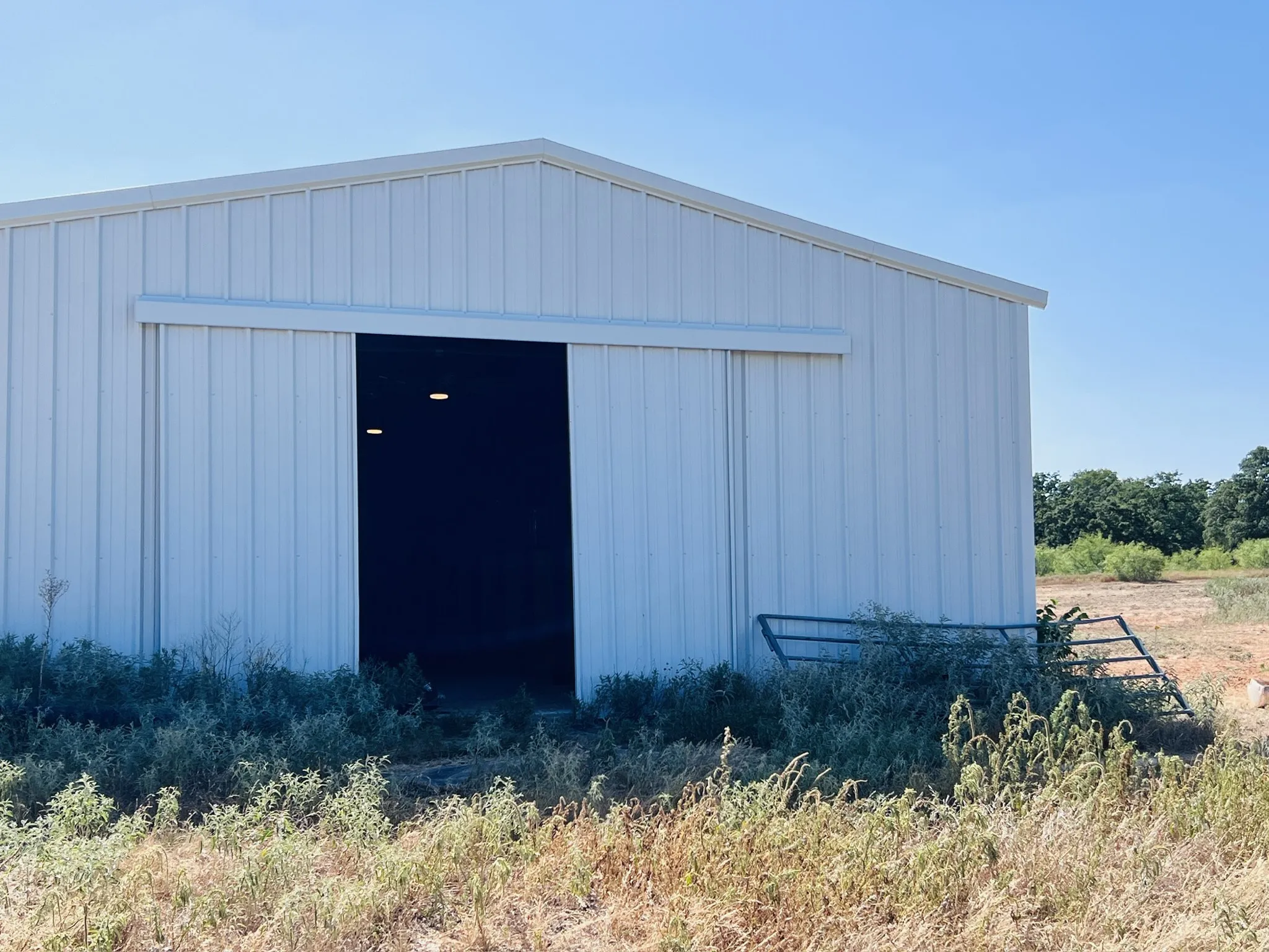 East side of barn.  Door enters stable area