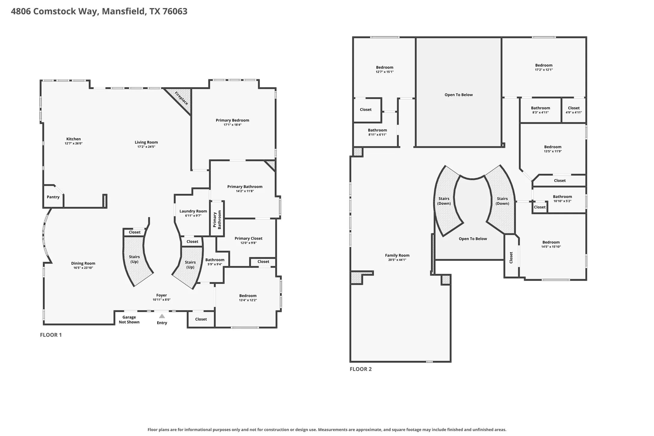 Single Family Residence For Sale in Tarrant County , 4806 Comstock Way, Mansfield, Texas 76063, 6 Bedroom, 5 Bathroom, 2 Garage spaces, 4,716 Sqft, built in 2018, mls#21341772, Real Estate Agent in Mansfield, Homes For Sale in Tarrant county, Homes For Sale in Mansfield, Realtor in Mansfield Texas, Real Estate Brokerage Independent Realty Texas, Luminita Cordes Realtor