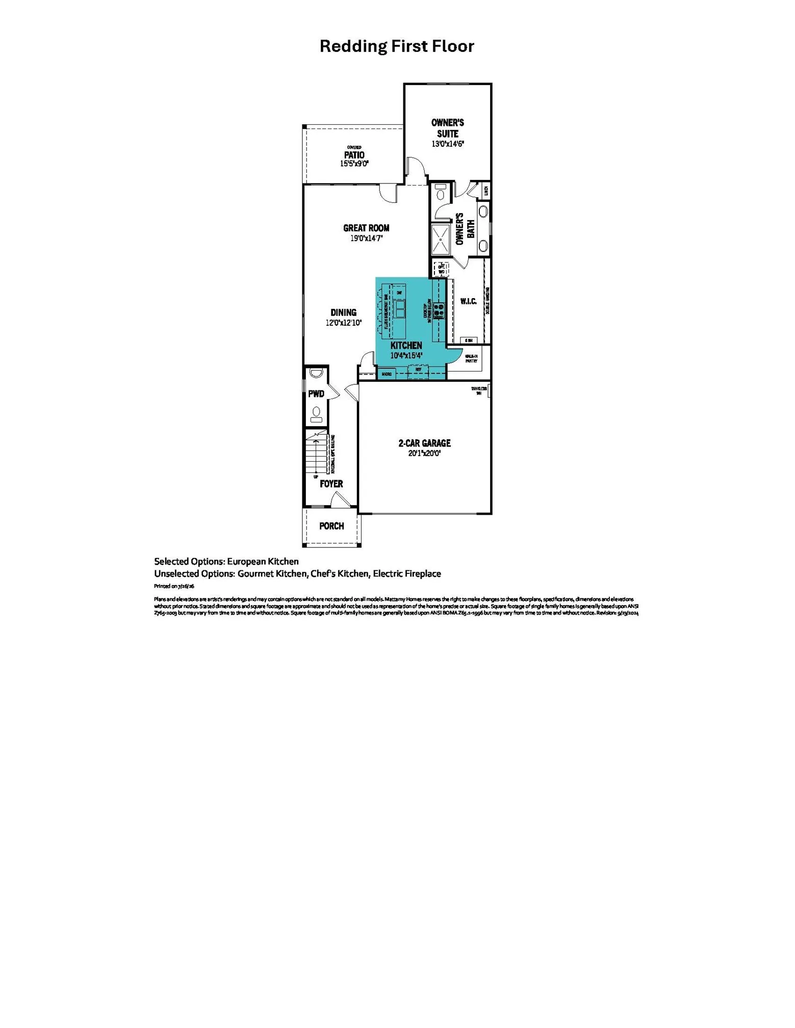 Redding - First Floor