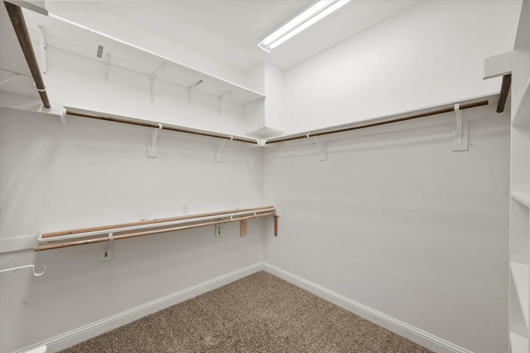 Primary closet offers an abundance of space!
