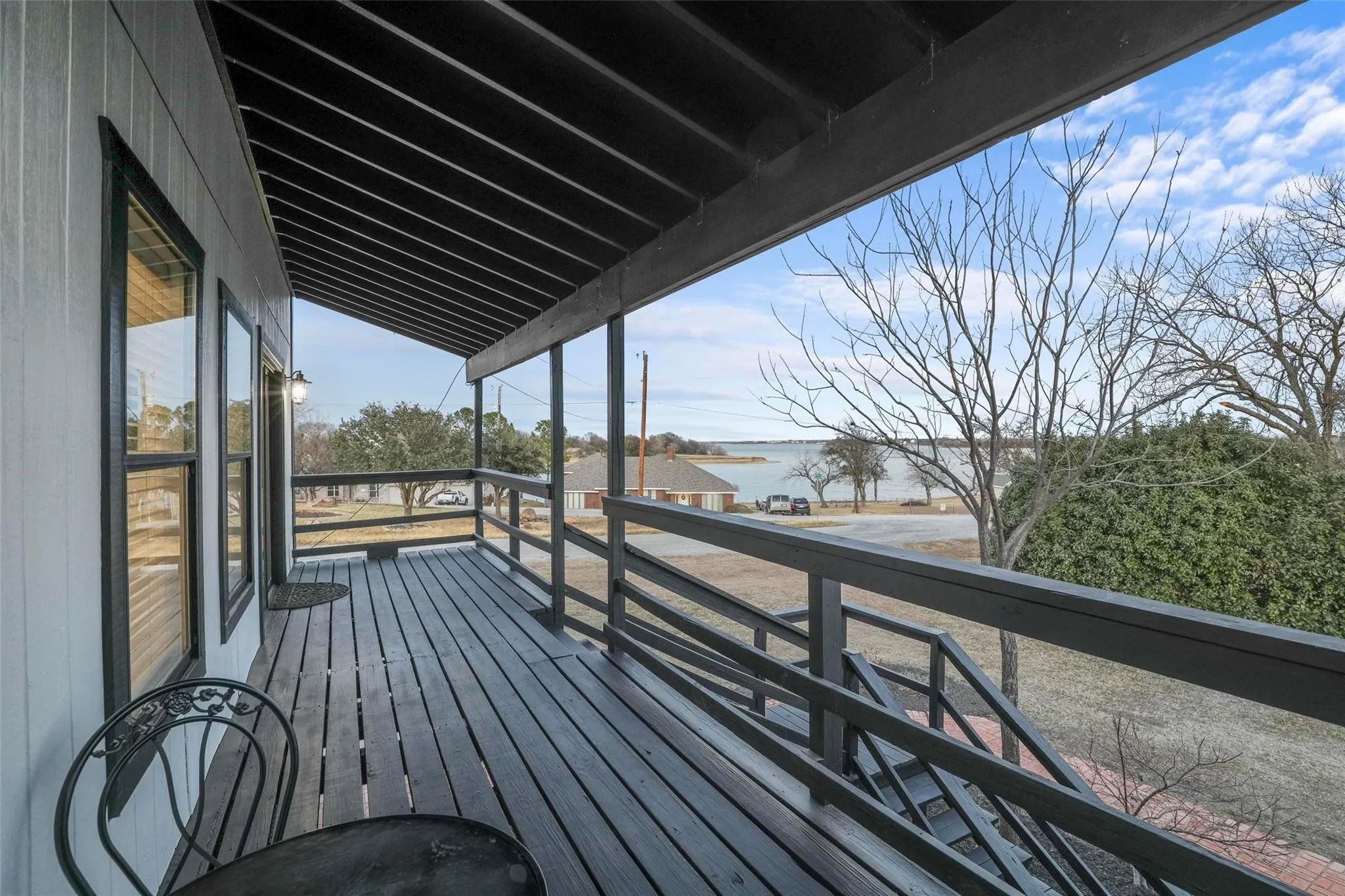 Balcony looking at Lake Lewisville
