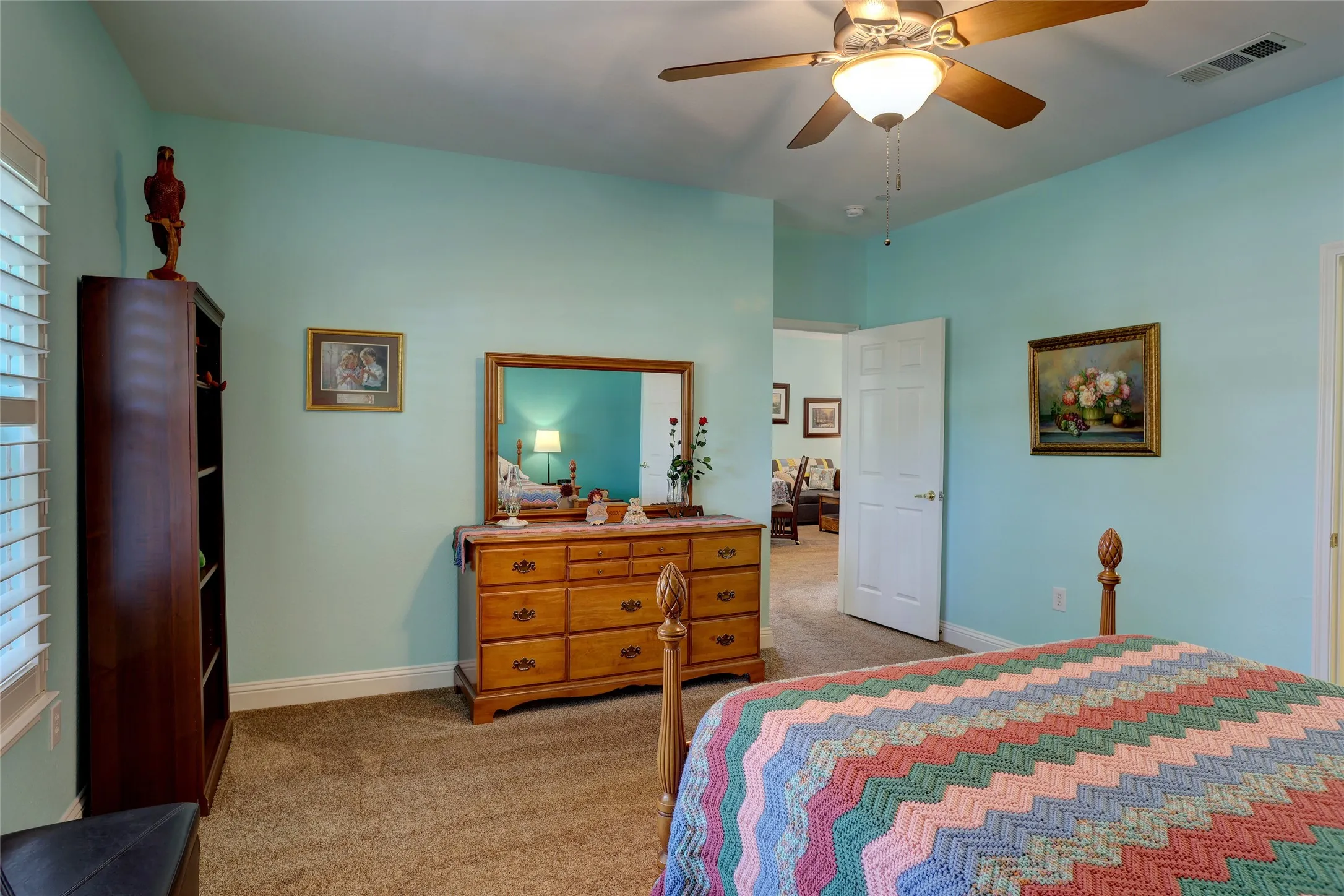 View from master toward living area