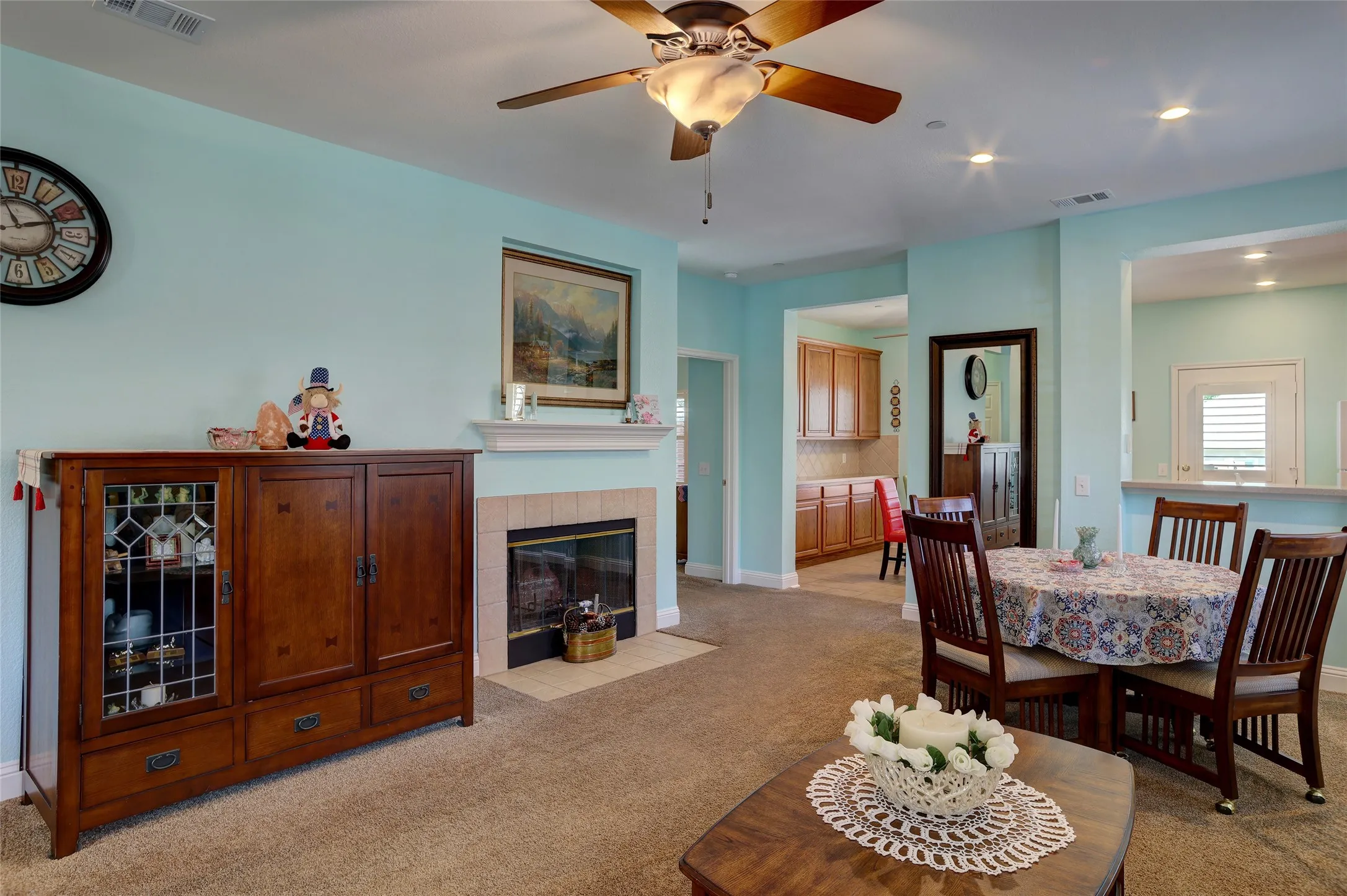 Fireplace for those cozy winter days