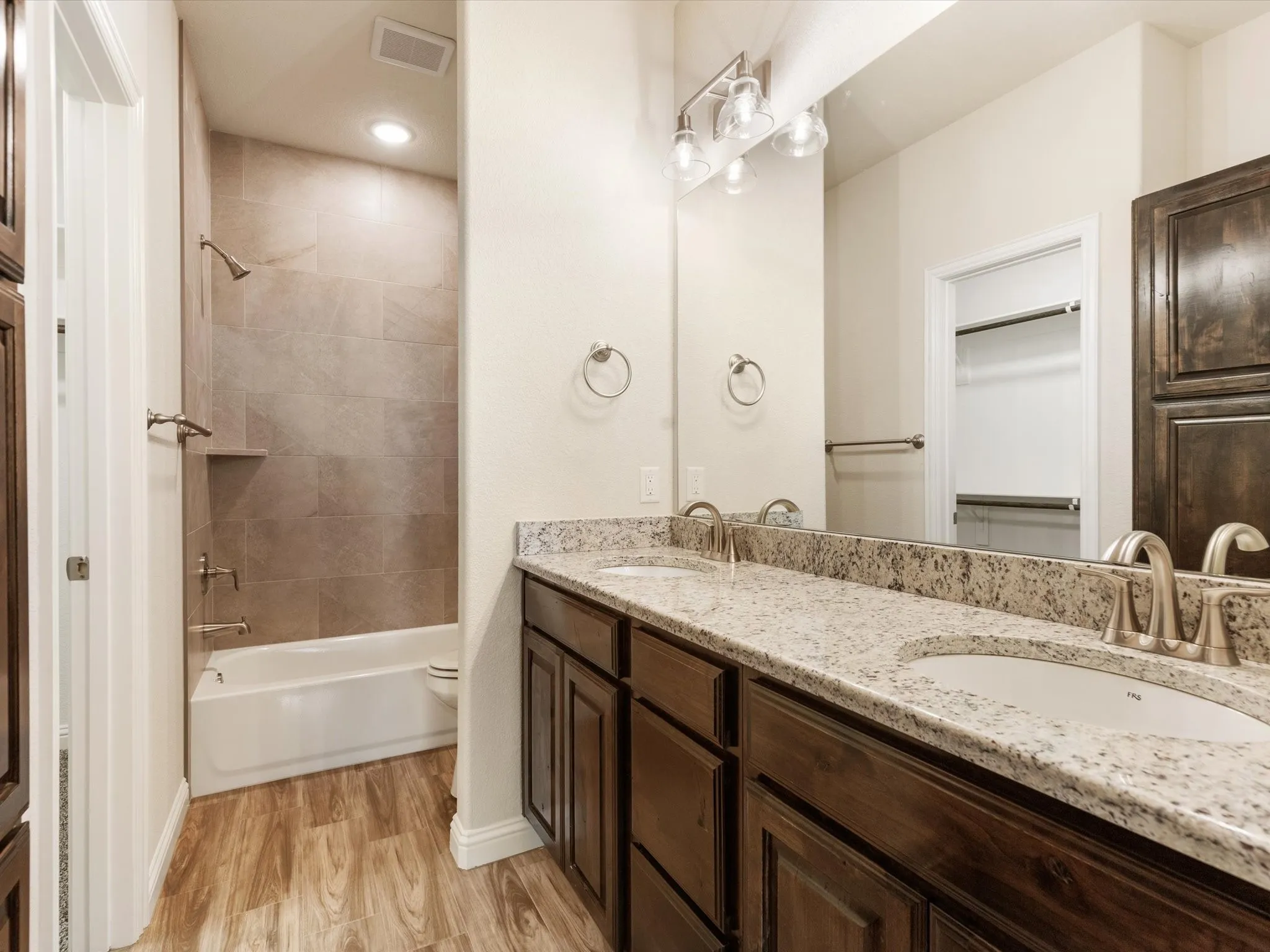 double vanity in primary bath