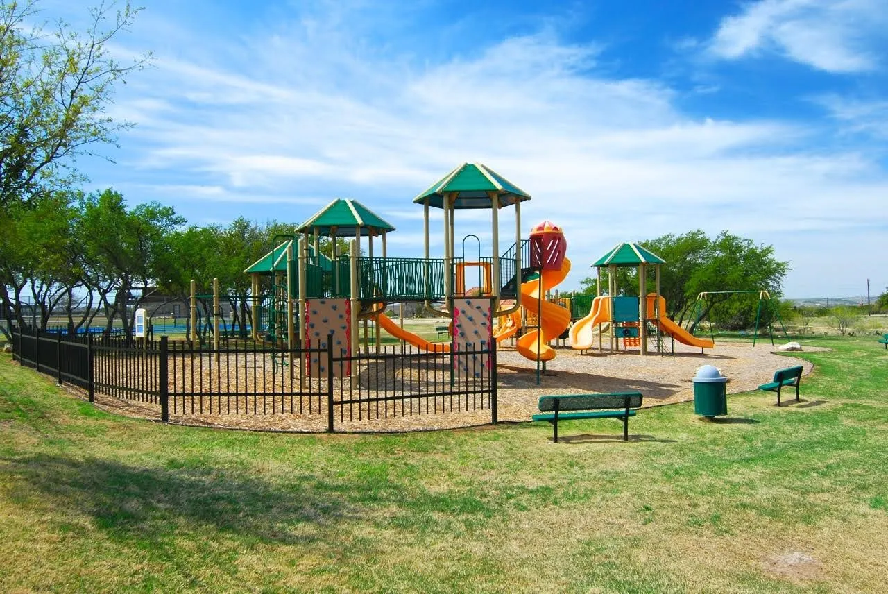 This expansive playground entertains kids of all ages.