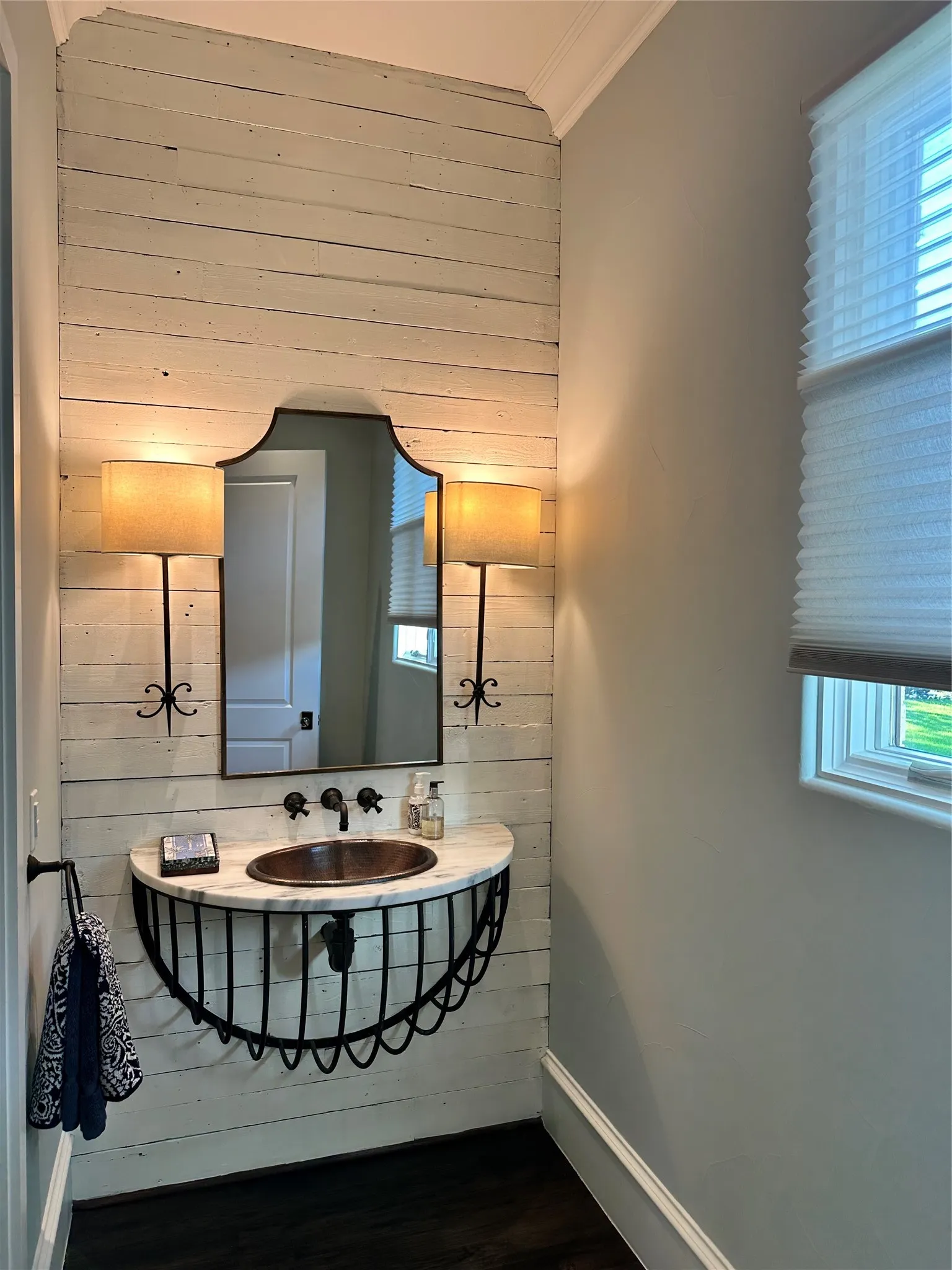 First floor half bath