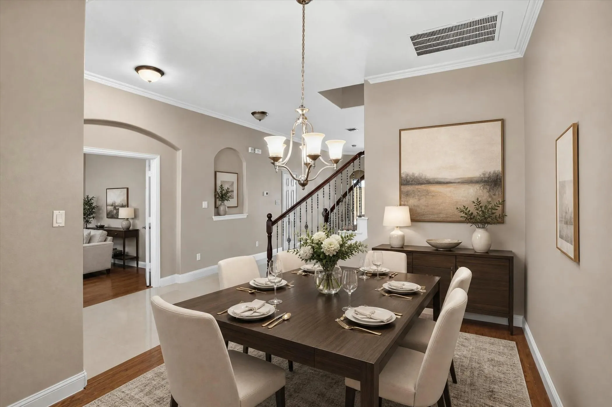 Virtual Staging of the Formal Dining Area