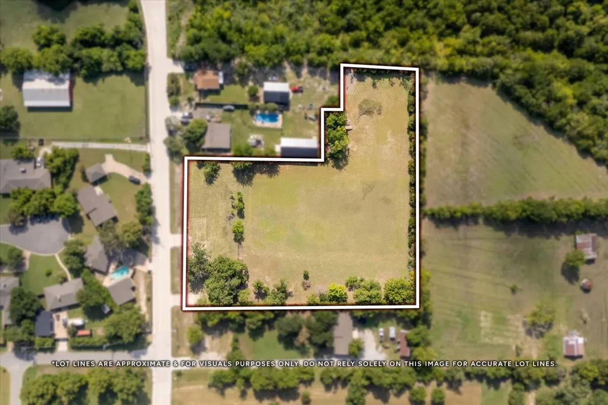outline of land is an approximation