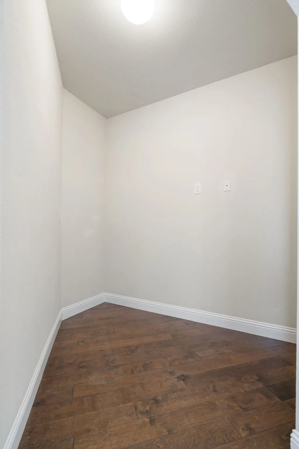 This bonus area on the second floor make a great cubby office space!