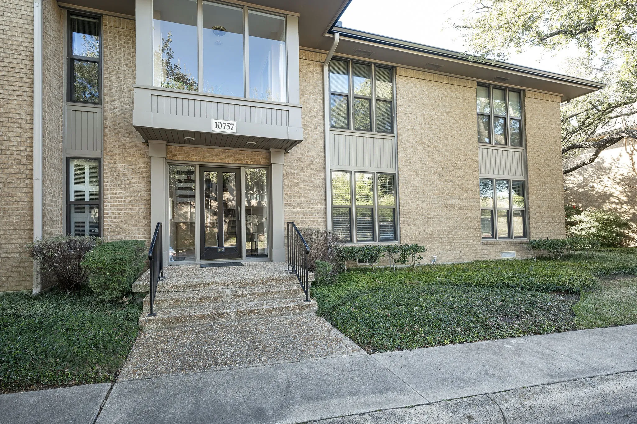 Back entrance to condo