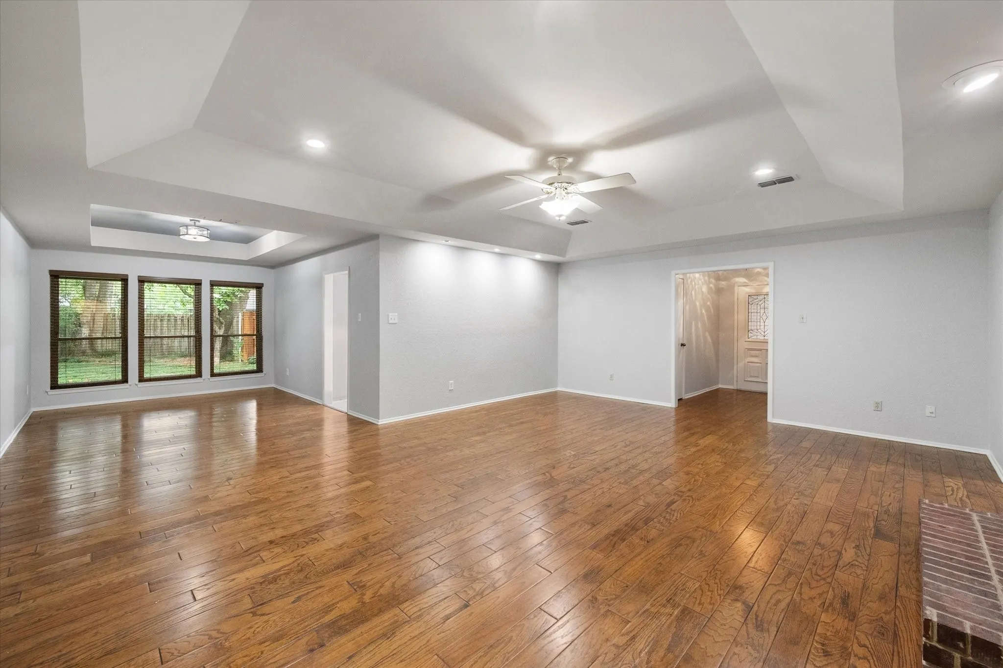 Open Living Room with Fireplace