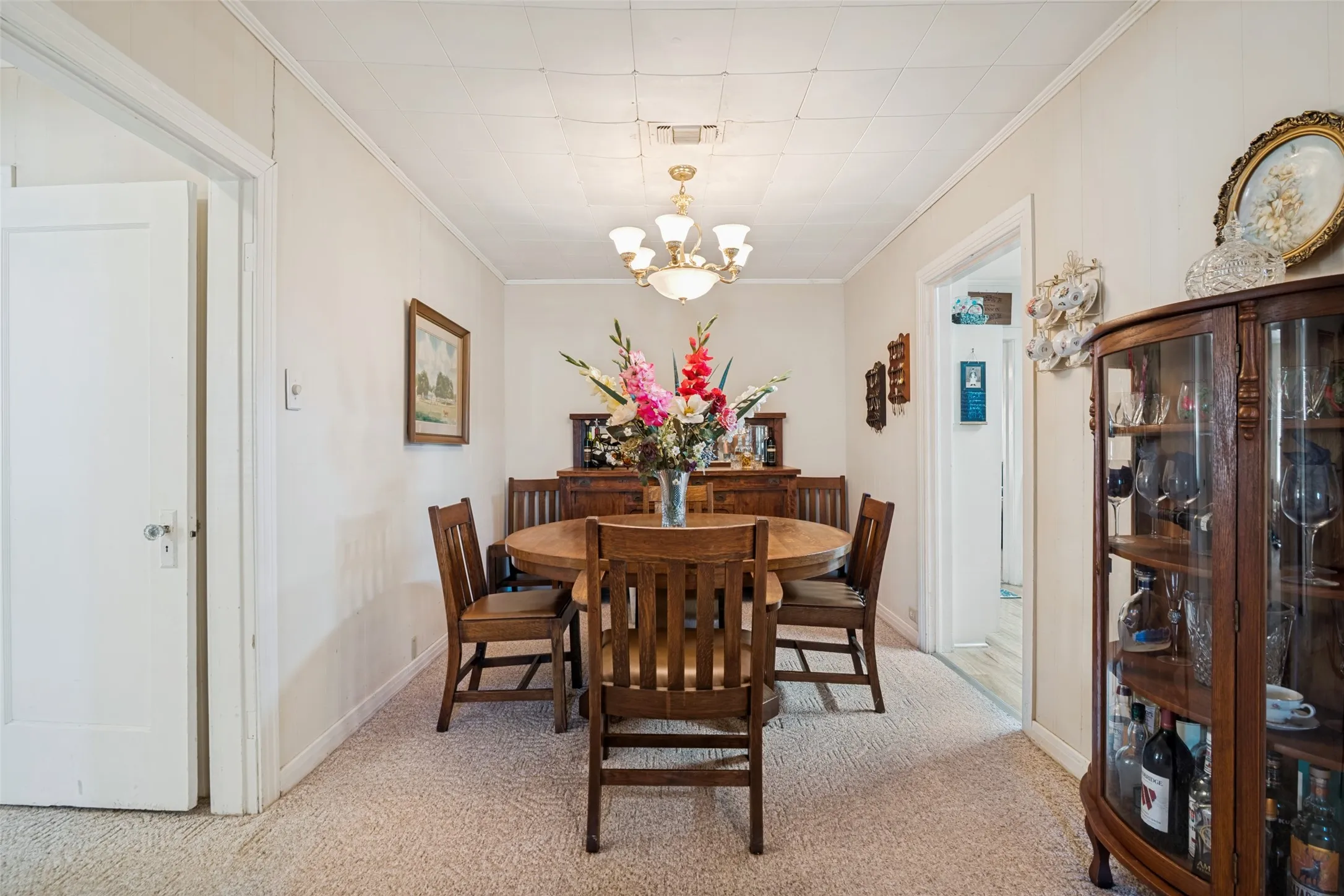 Designated dining area