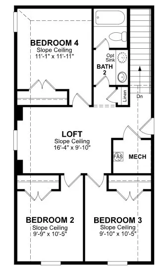 Beazer Homes Churchill Berkshire Floorplan.
