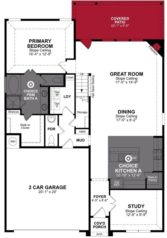 Beazer Homes Churchill Berkshire Floorplan.
