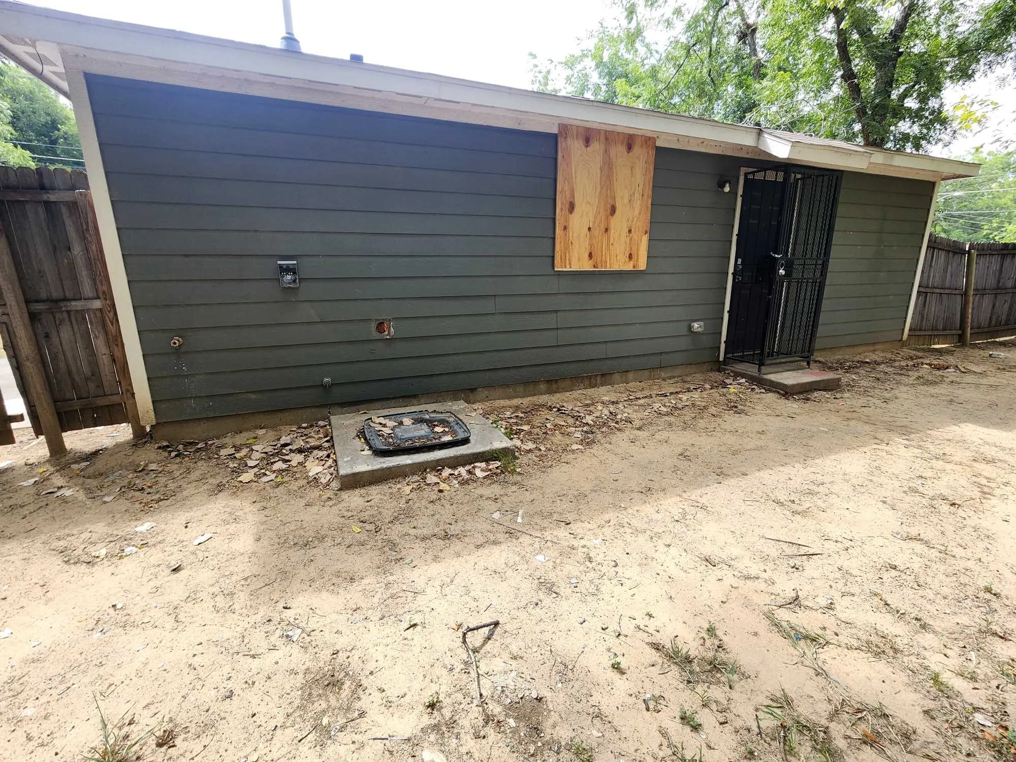 Back of home