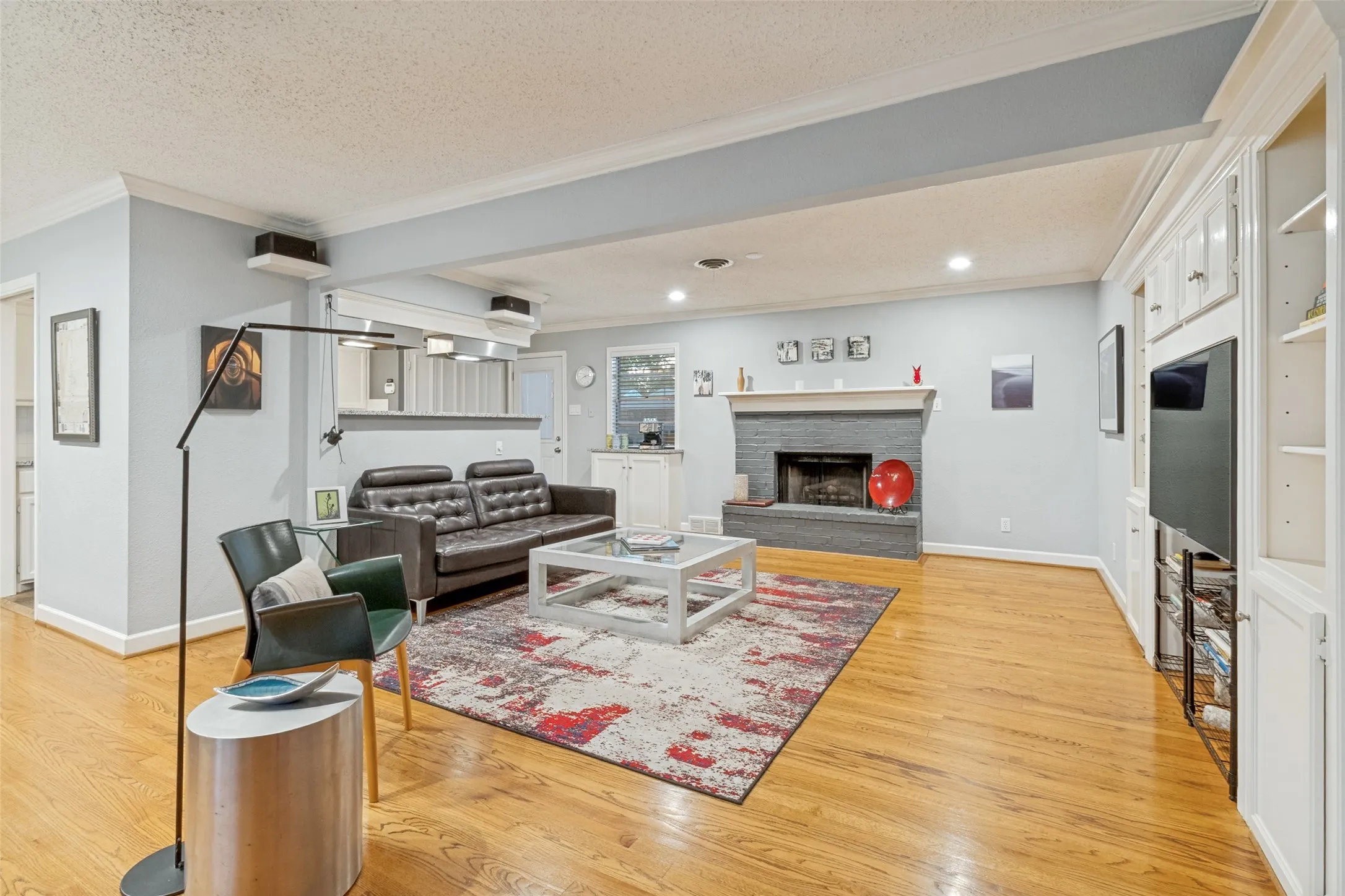 An open floorplan for easy family living.