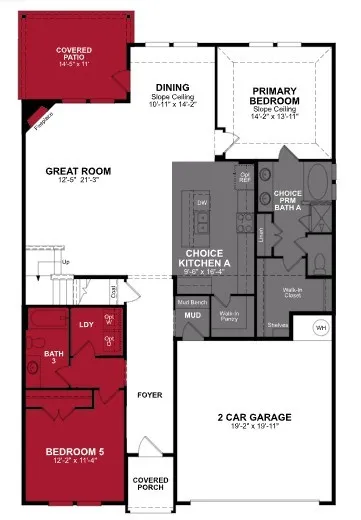 Beazer Homes Lake Pointe at Paloma Creek Rainier Floorplan