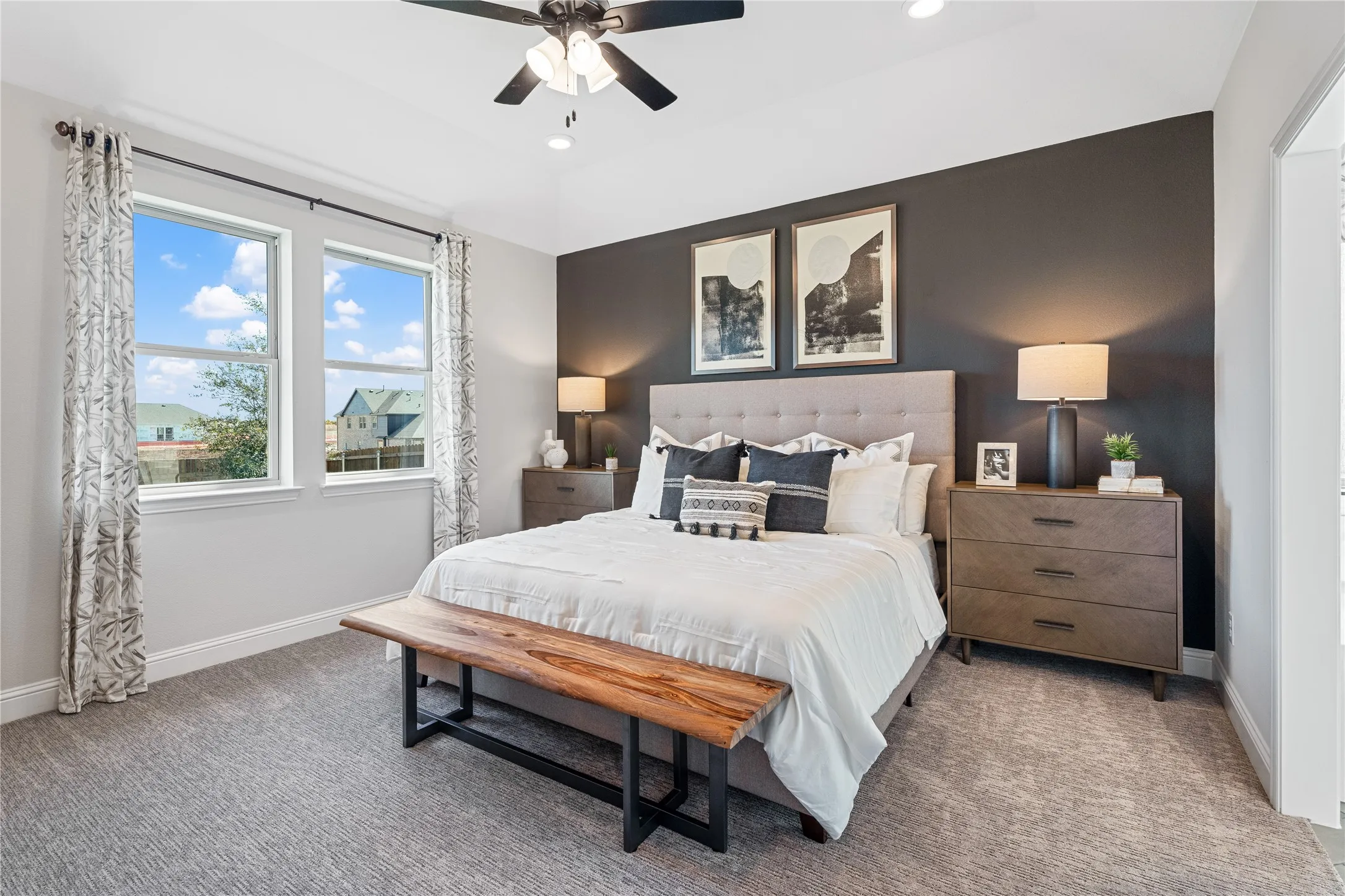 Beazer Homes Lake Pointe at Paloma Creek Rainier Floorplan. This is not a photo of the actual home, but is a photo of the Rainier floorplan.