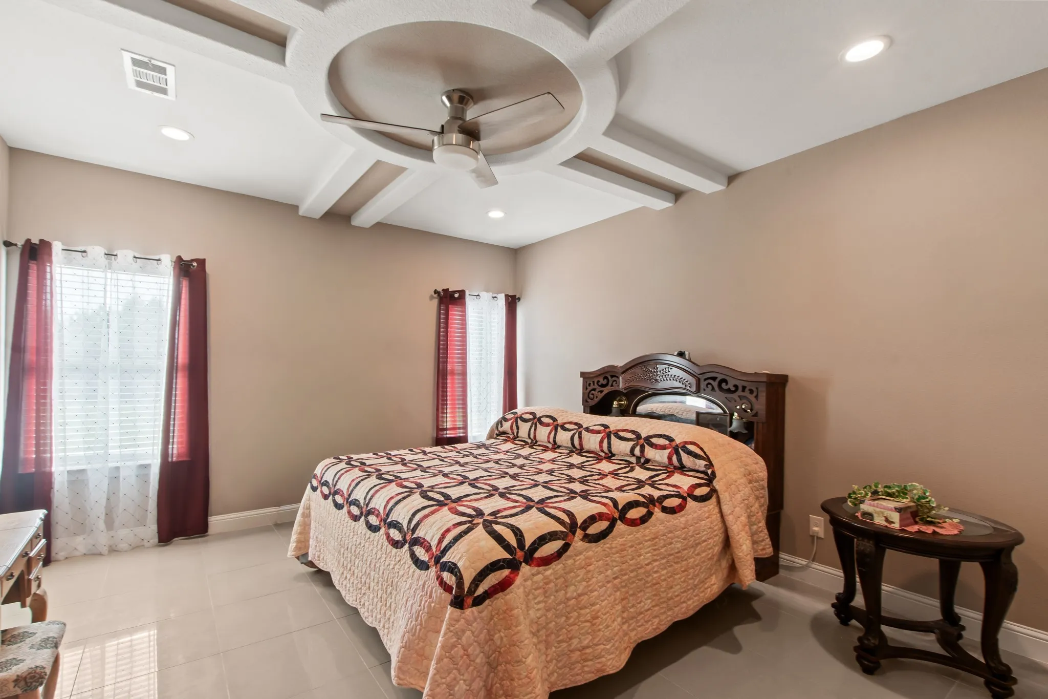 Primary bedroom with spacious layout and abundant natural light