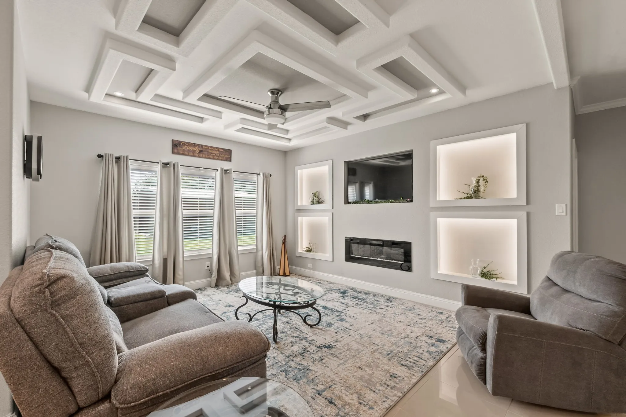 Bright and inviting living room
