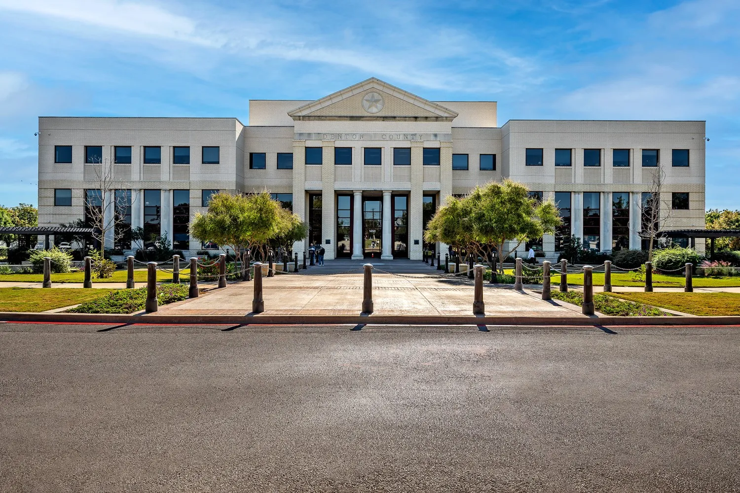 Most of the Courts are located in this building