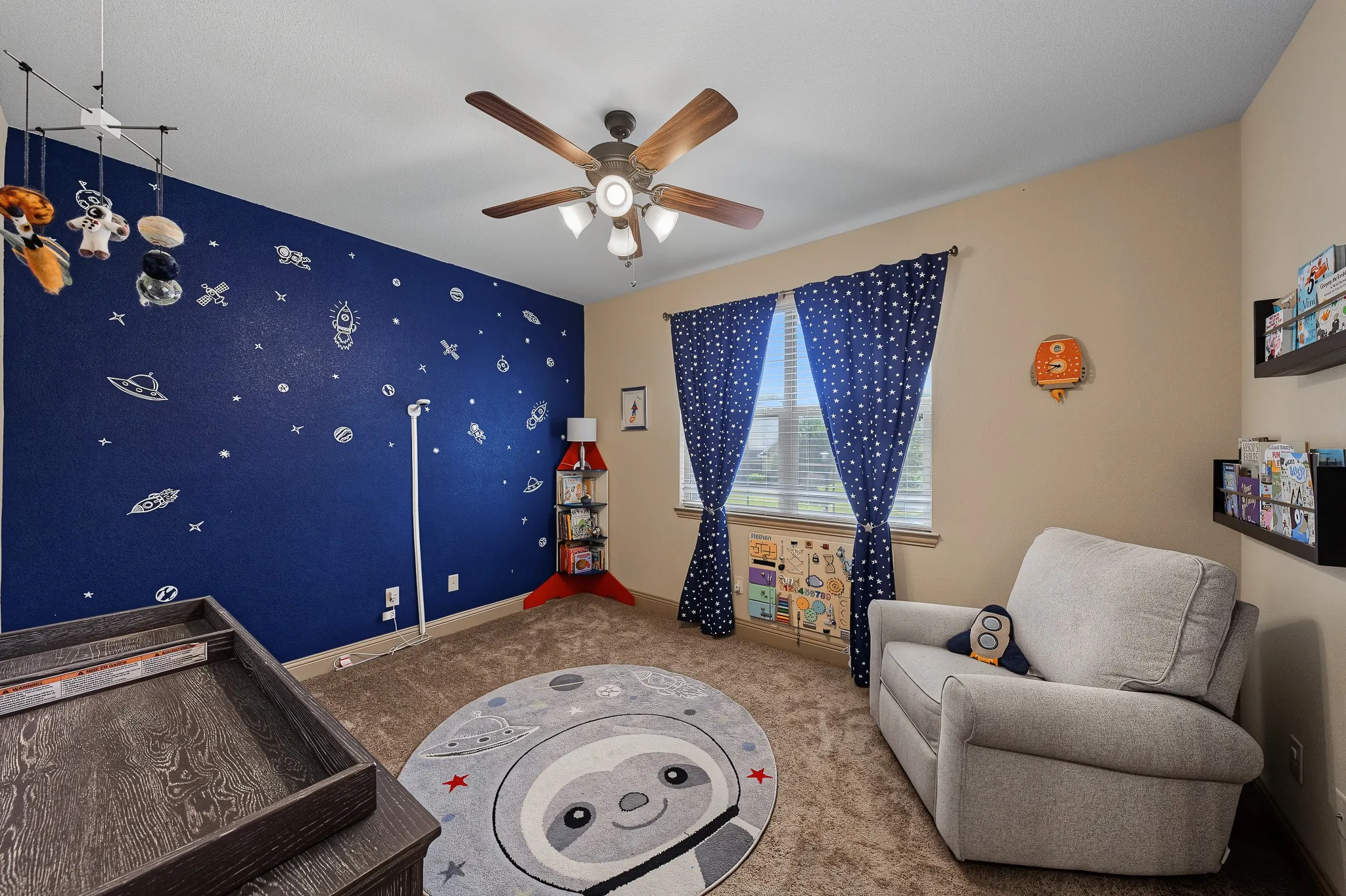 Secondary Bedroom, one of three upstairs