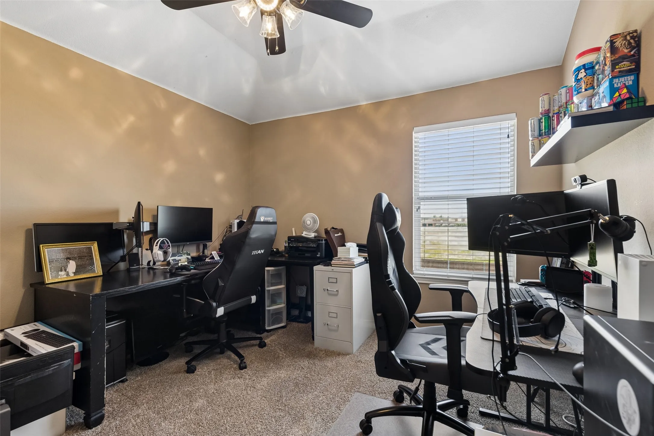 Bedroom Upstairs Being Used as a Gaming Room