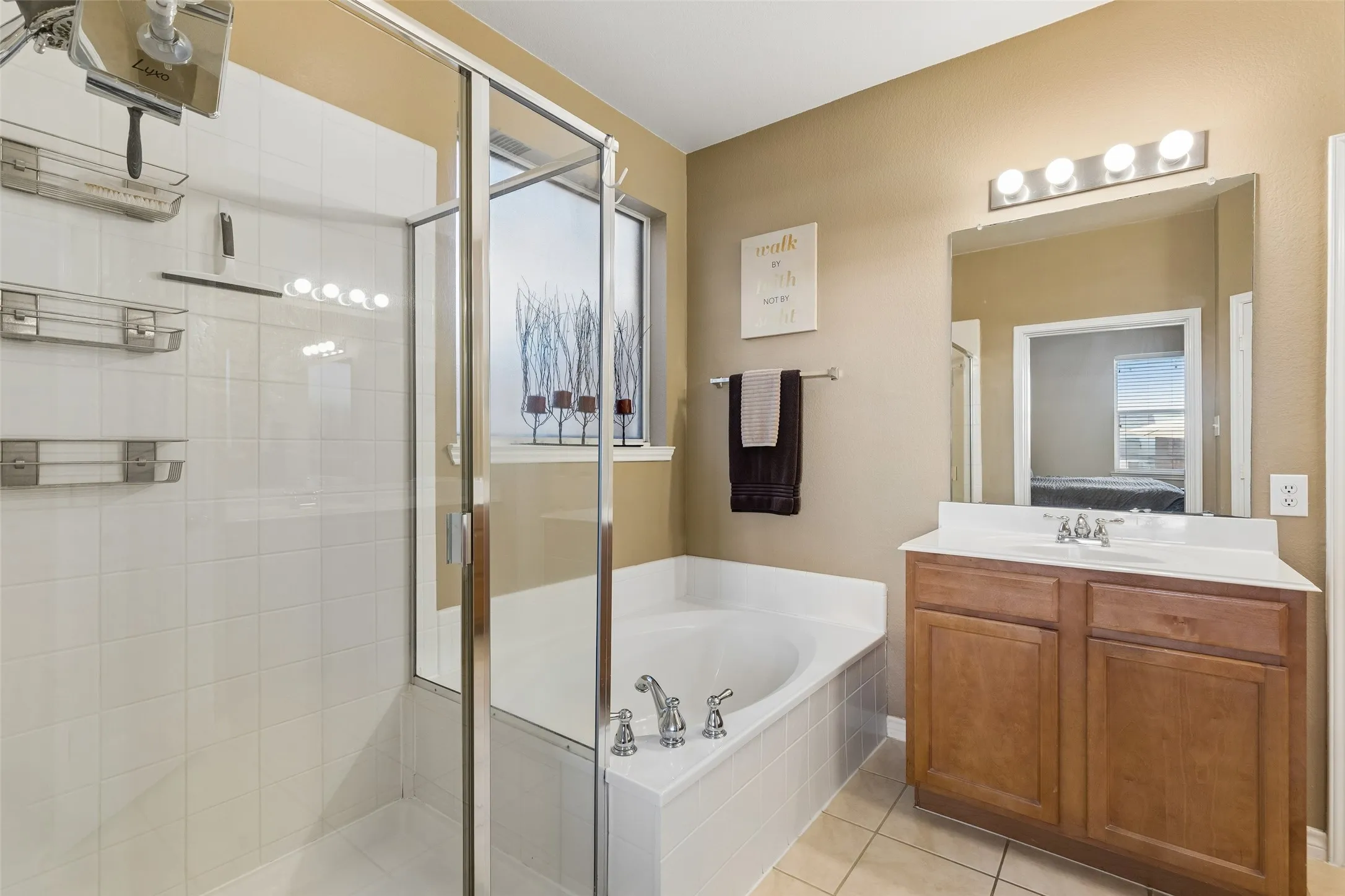 Garden Tub and Separate Shower