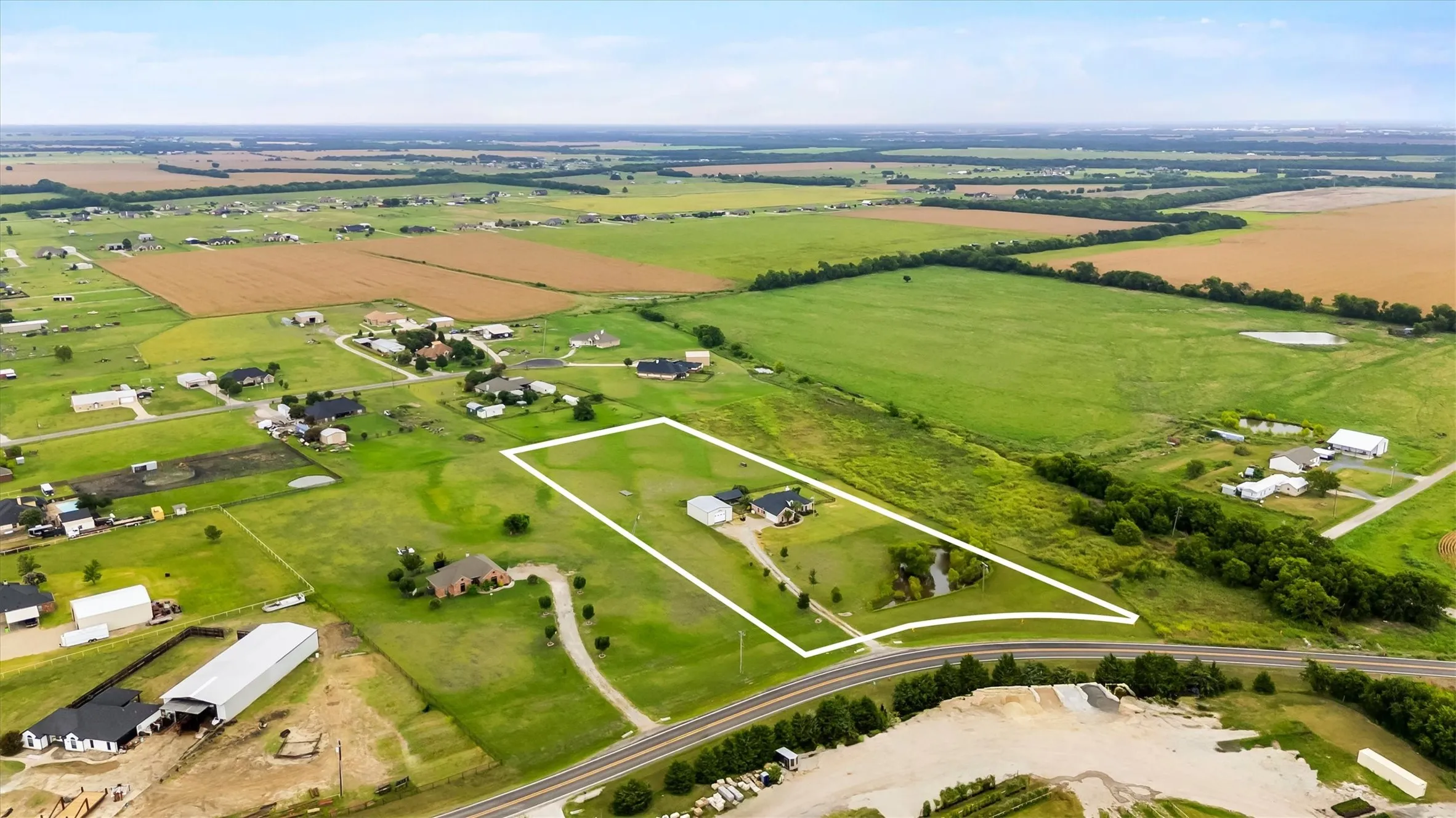 View of the property to the Southeast
