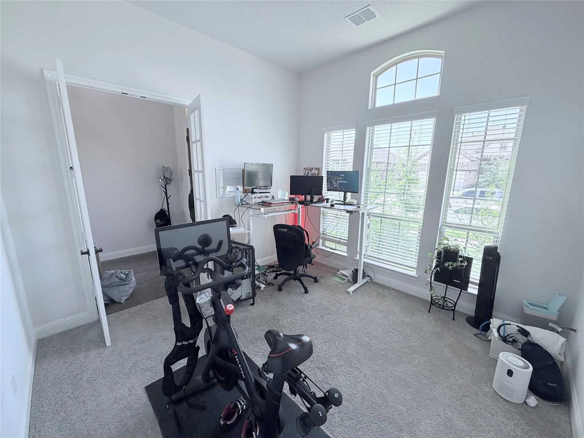 Bedroom 5, currently repurposed as office